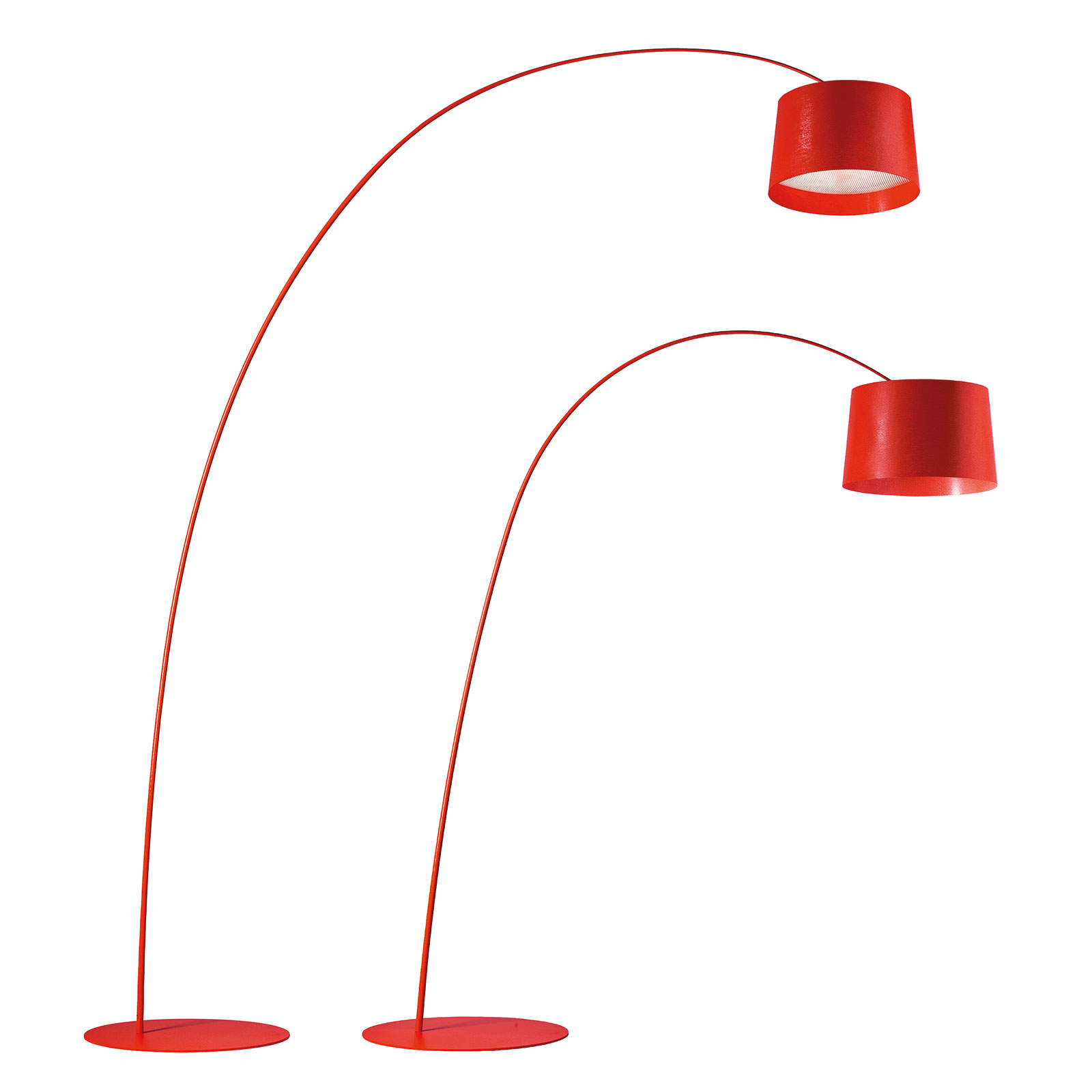 Foscarini Twiggy lampadaire arqué avec variateur d'intensité variable