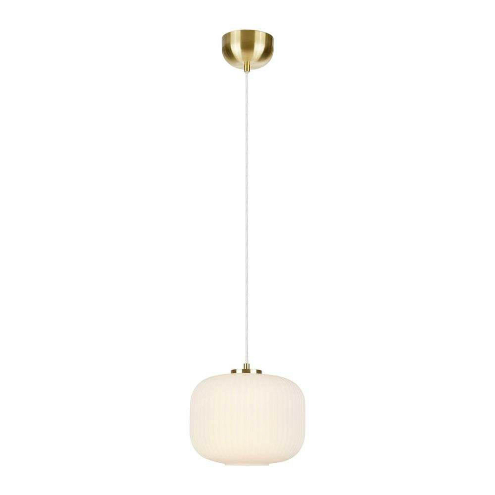 Sober Pendelleuchte Brushed Brass/White - Markslöjd