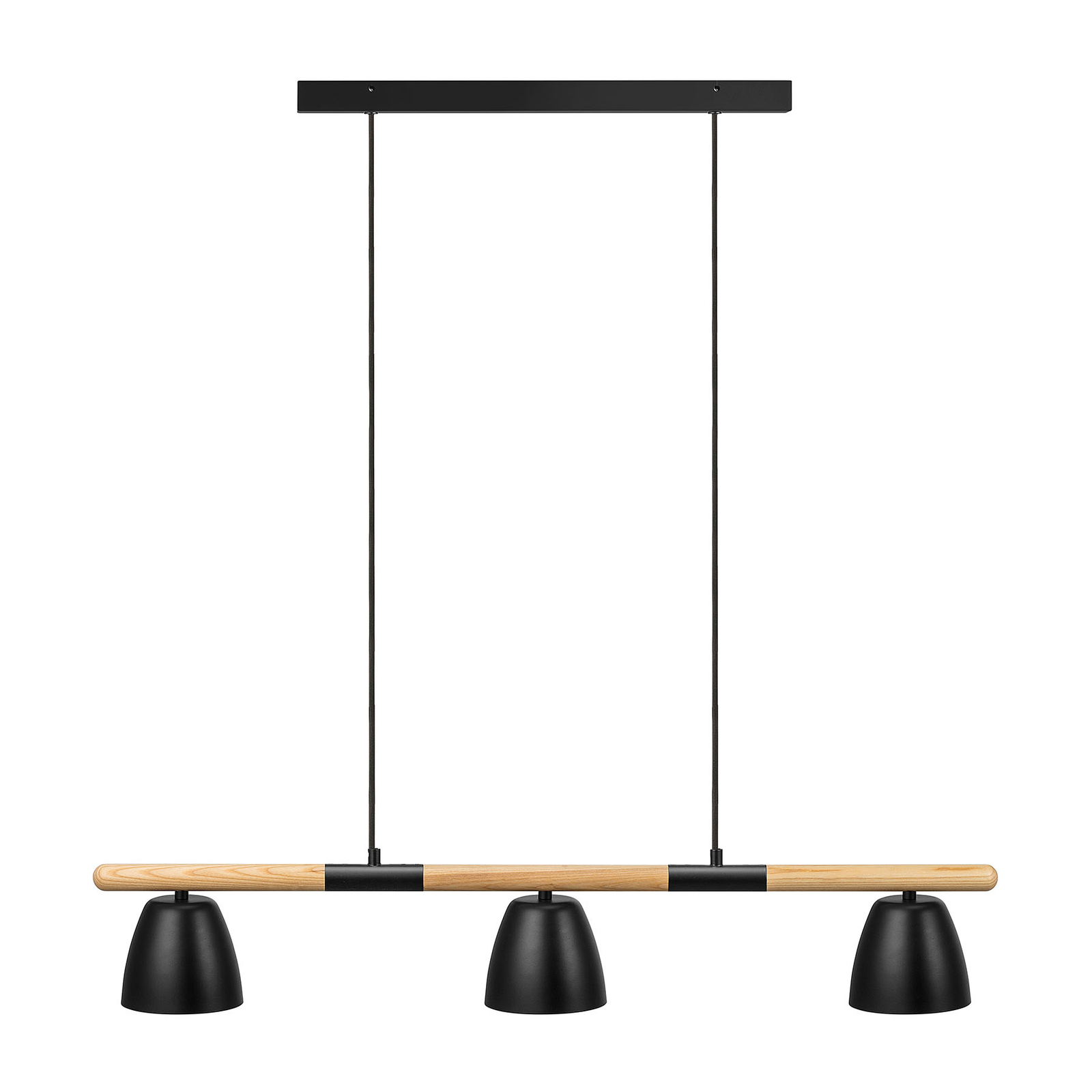 Theo 3 Lámpara Colgante Black - Nordlux