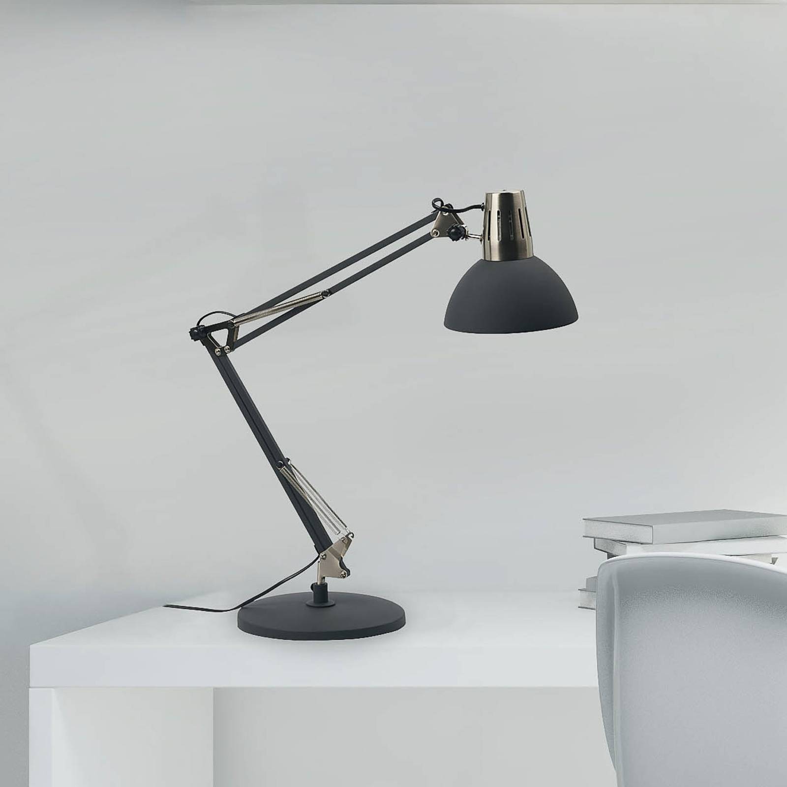 Aluminor Calypsa lampe de bureau noire