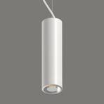 Studio - fehér LED függő lámpa hengeres formában