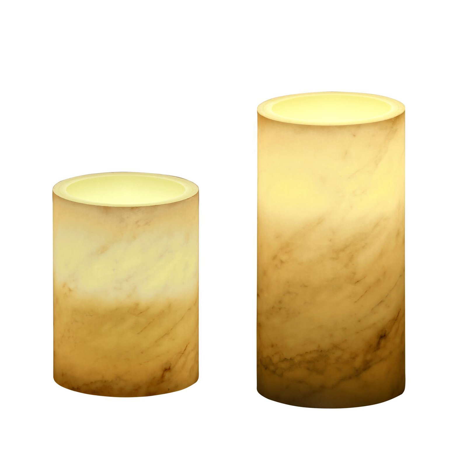 Pauleen Cosy Marble Candle candela LED set 2x cera