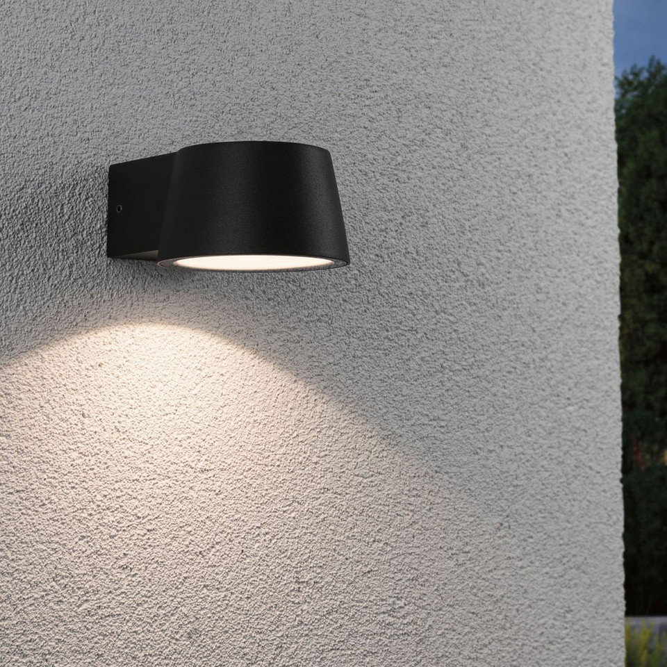 Paulmann Capea Utomhus Vägglampa, svart från Paulmann