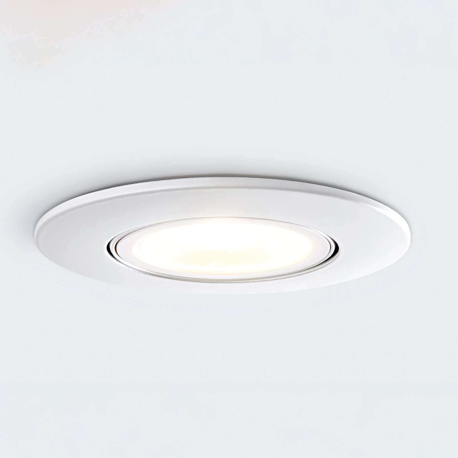 Spot encastrable LED DL8002, inclinable, 38°