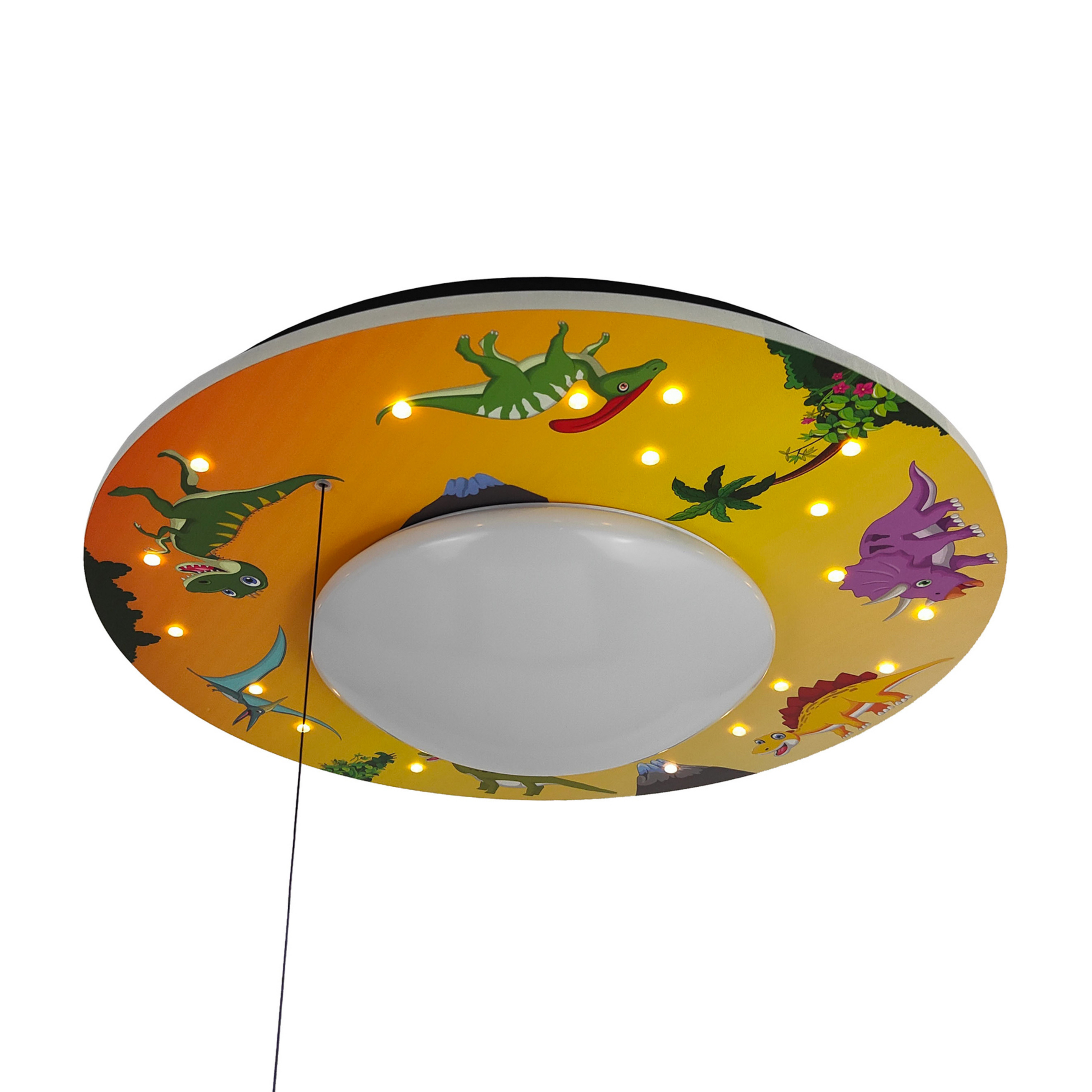 Plafonieră Dinozauri cu cer înstelat cu LED-uri