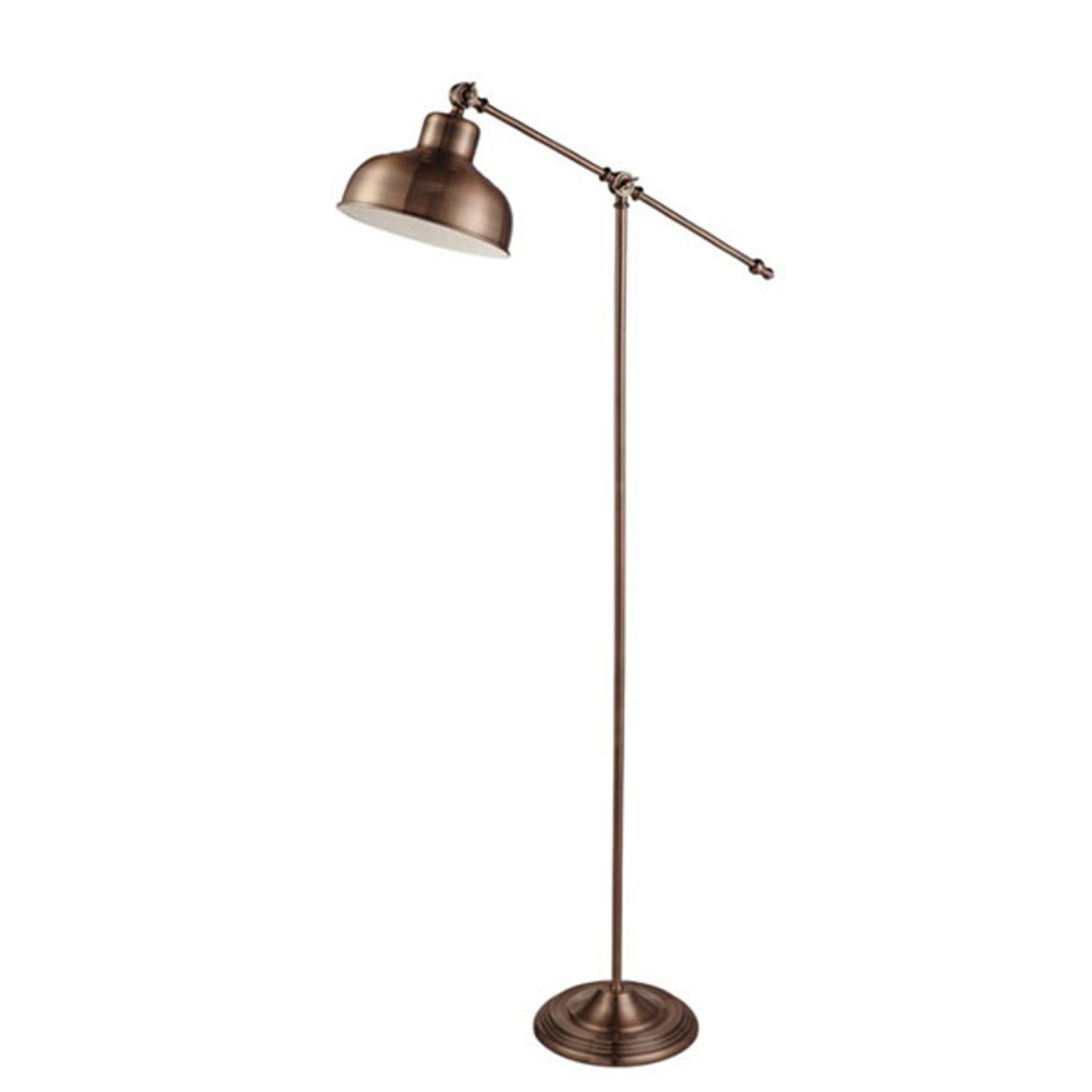 Lámpara de pie Macbeth de metal en cobre moderno