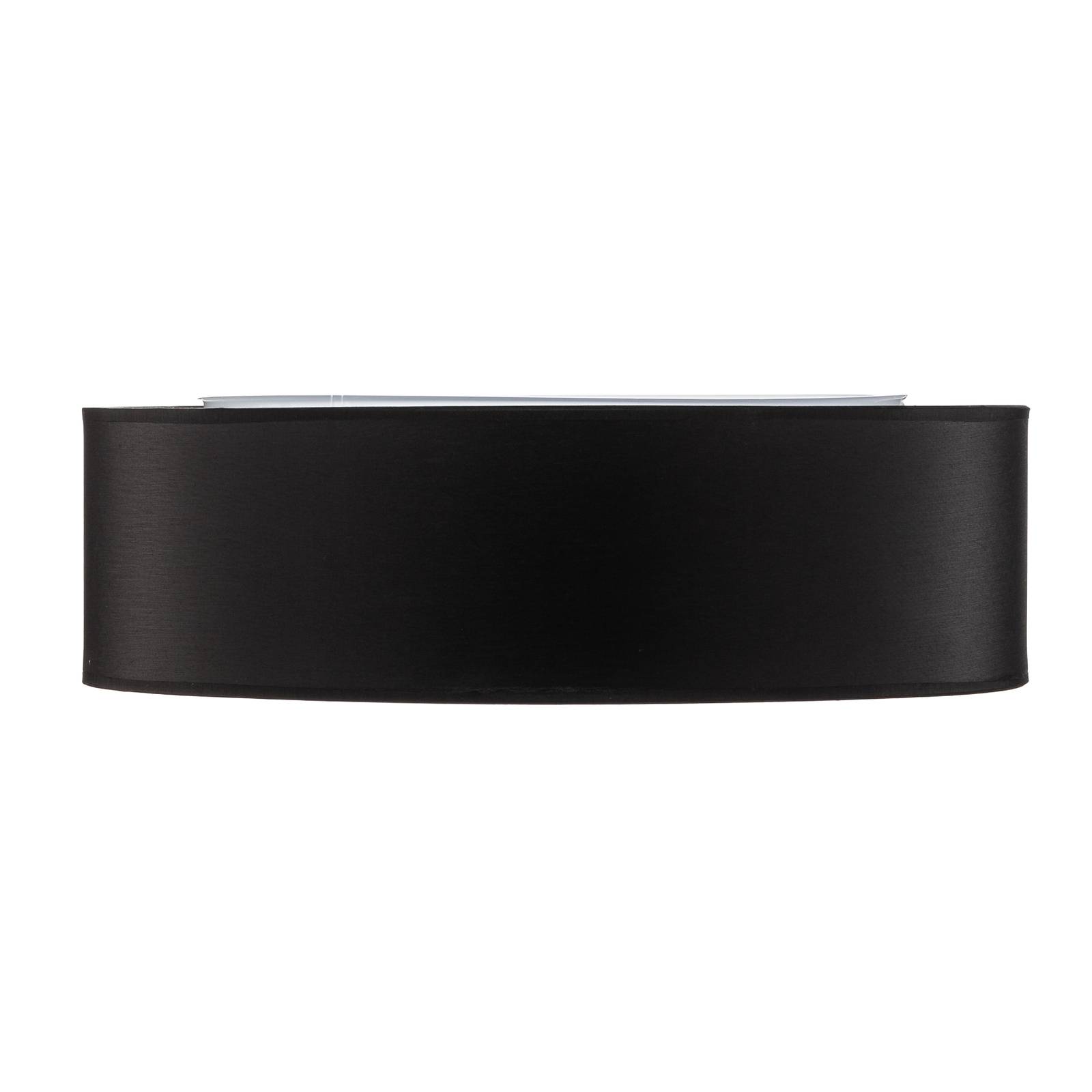 Lampa sufitowa Rondo, ciemnoszara Ø 45 cm
