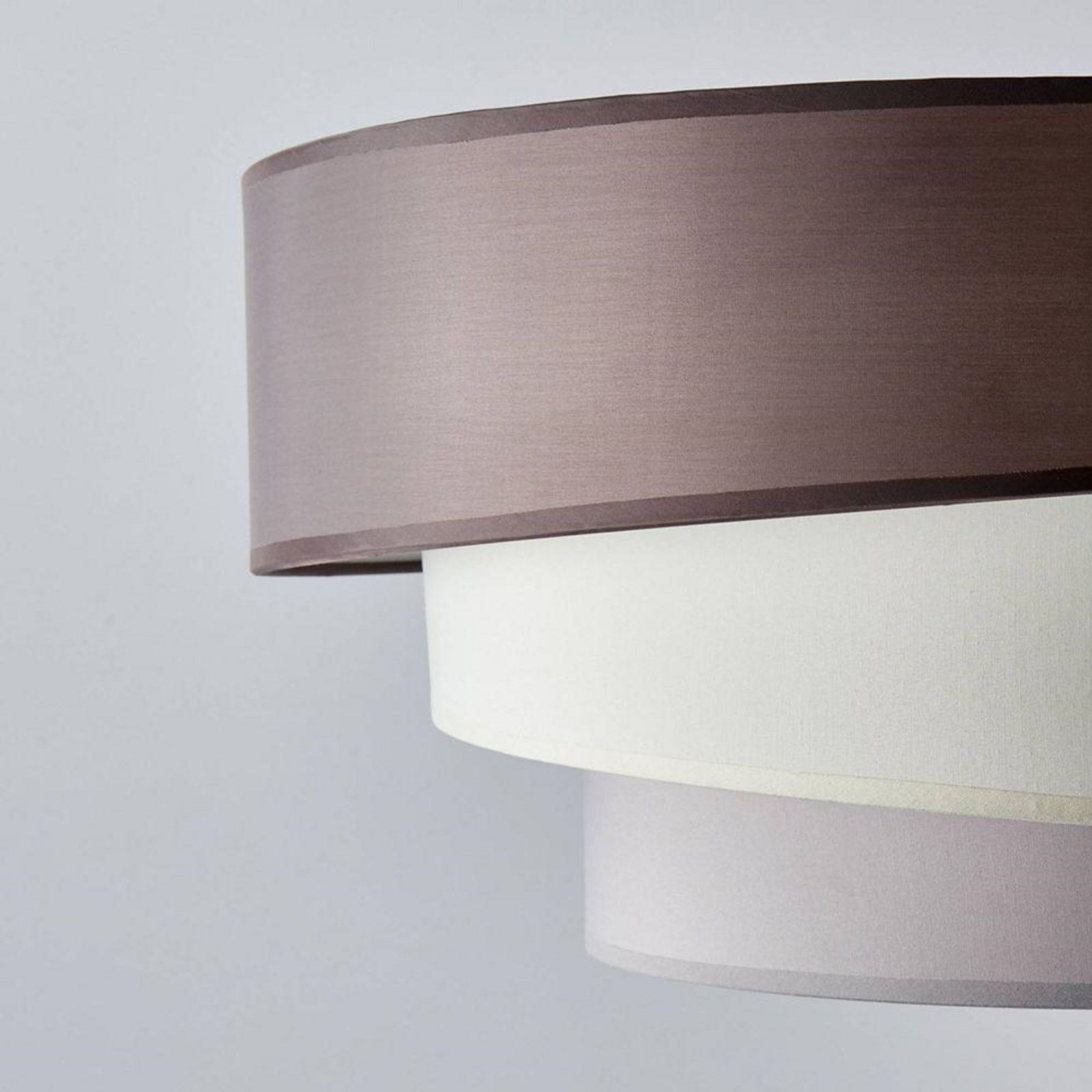 Melia Stropní Lampa Grey-Brown/White/Grey/Chrome - Lindby