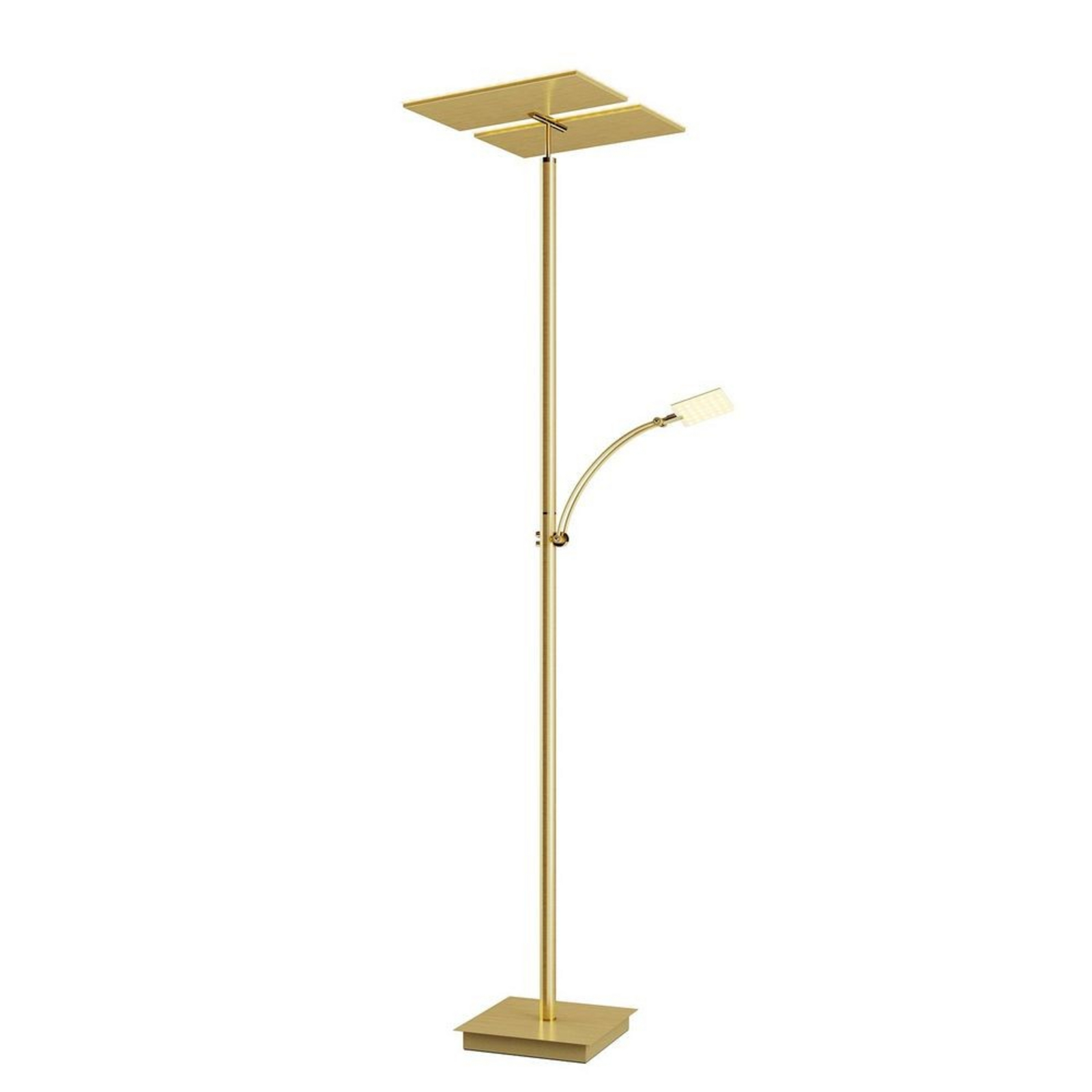 Parthena LED Stojaca Lampa Brass - Lucande