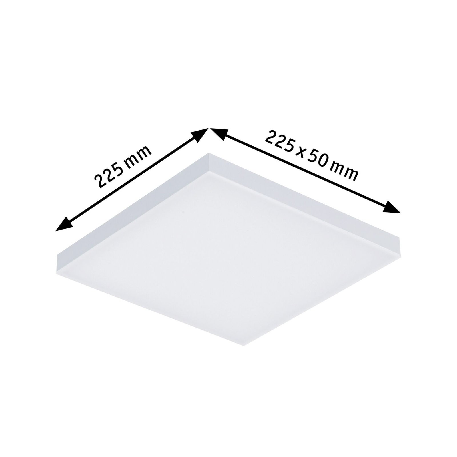 Paulmann Velora panneau LED 3-step-dim 22,5x22,5cm