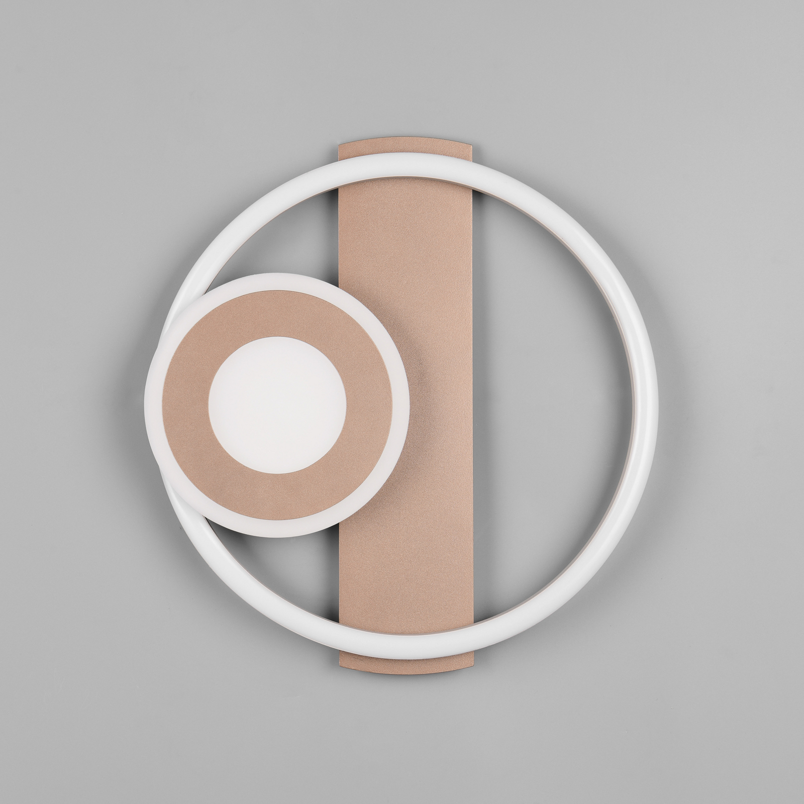 LED griestu lampa Horus, kafijas krāsā, 2500 lm, 3000 K, metāls