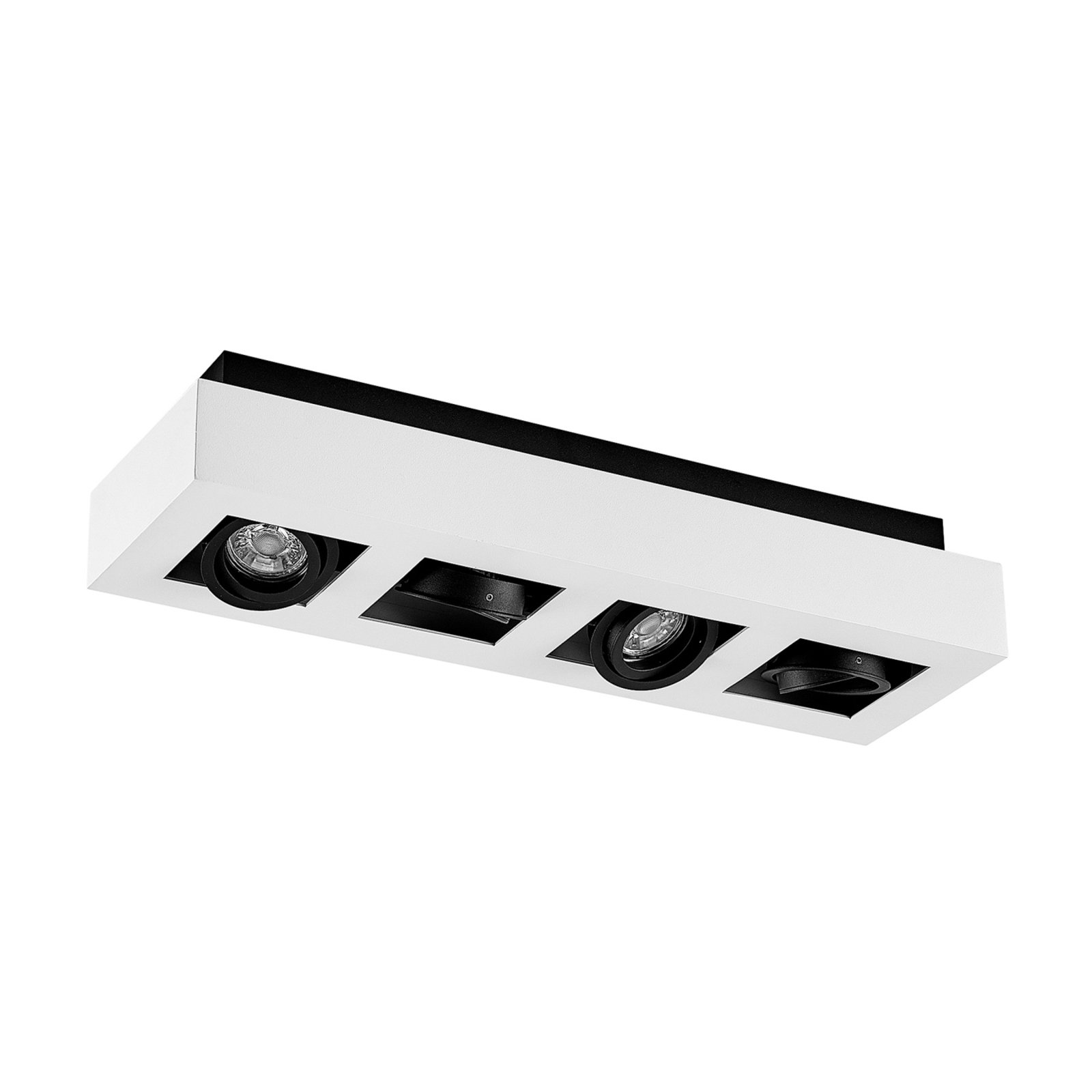 Vince 4 Plafonnier Blanc/Noir - Arcchio