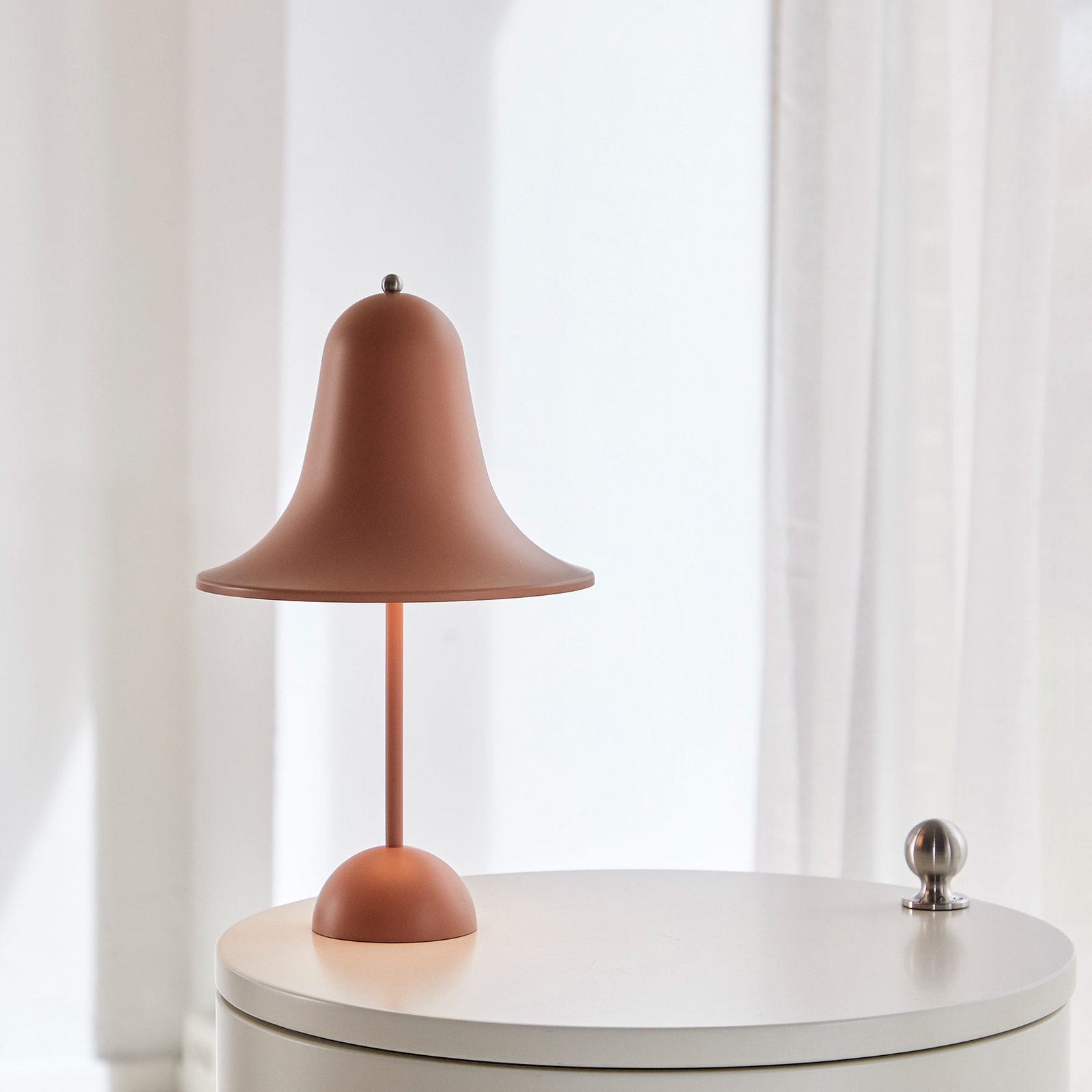 Pantop Portable Pöytävalaisin Matt Terracotta - Verpan