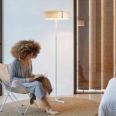 LZF Thesis LED-gulvlampe ivory/ivory