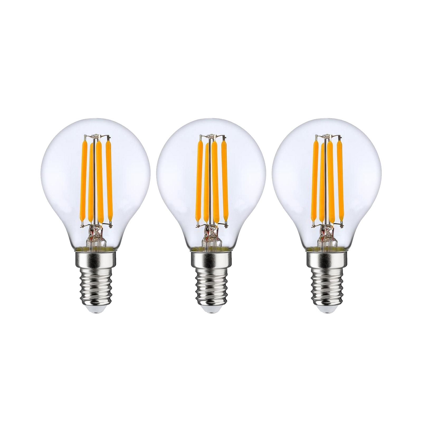 LED lamp E14 P45 4W 2.700K helder 3-Stepdim 3/set