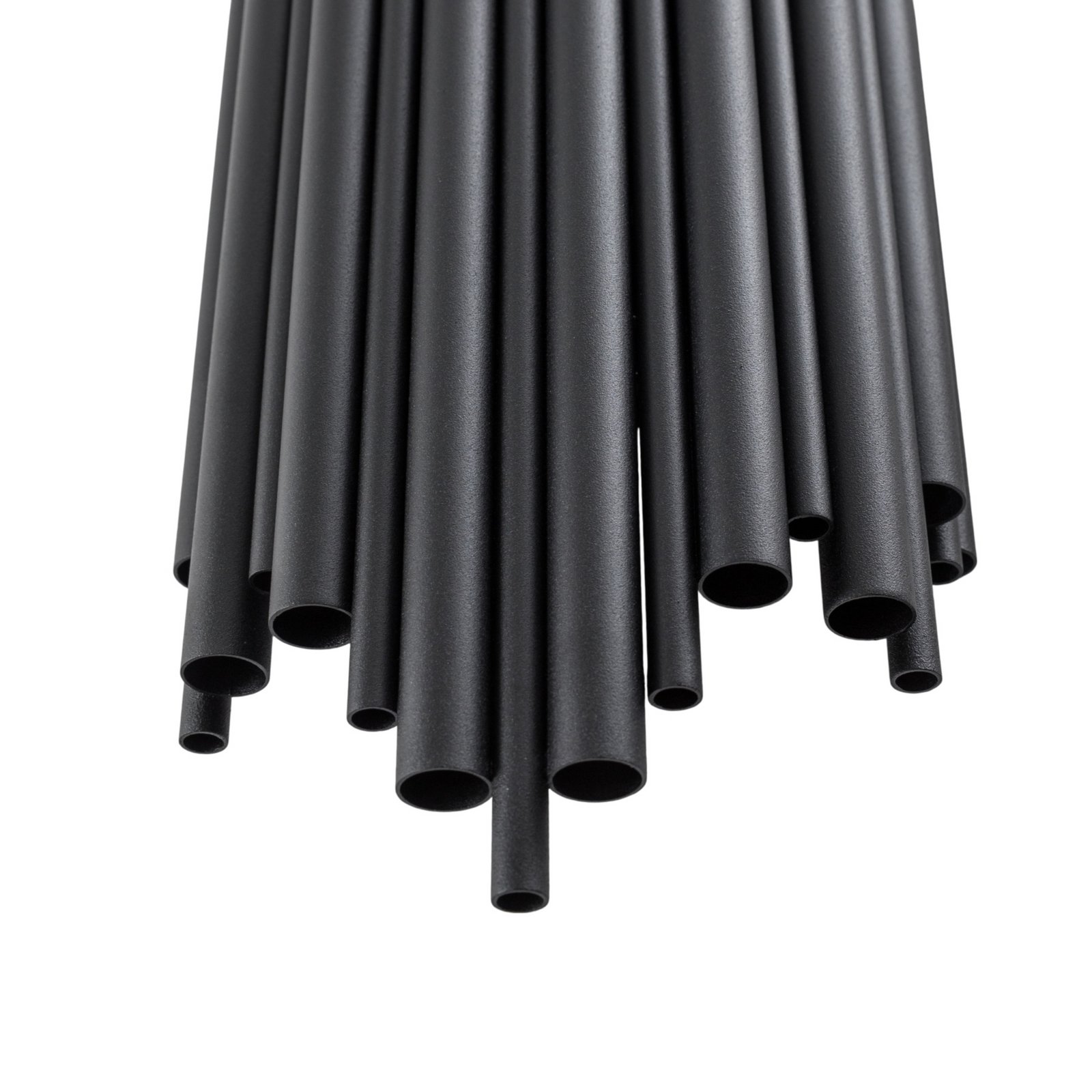 Reis wall light, black, metal, height 50 cm