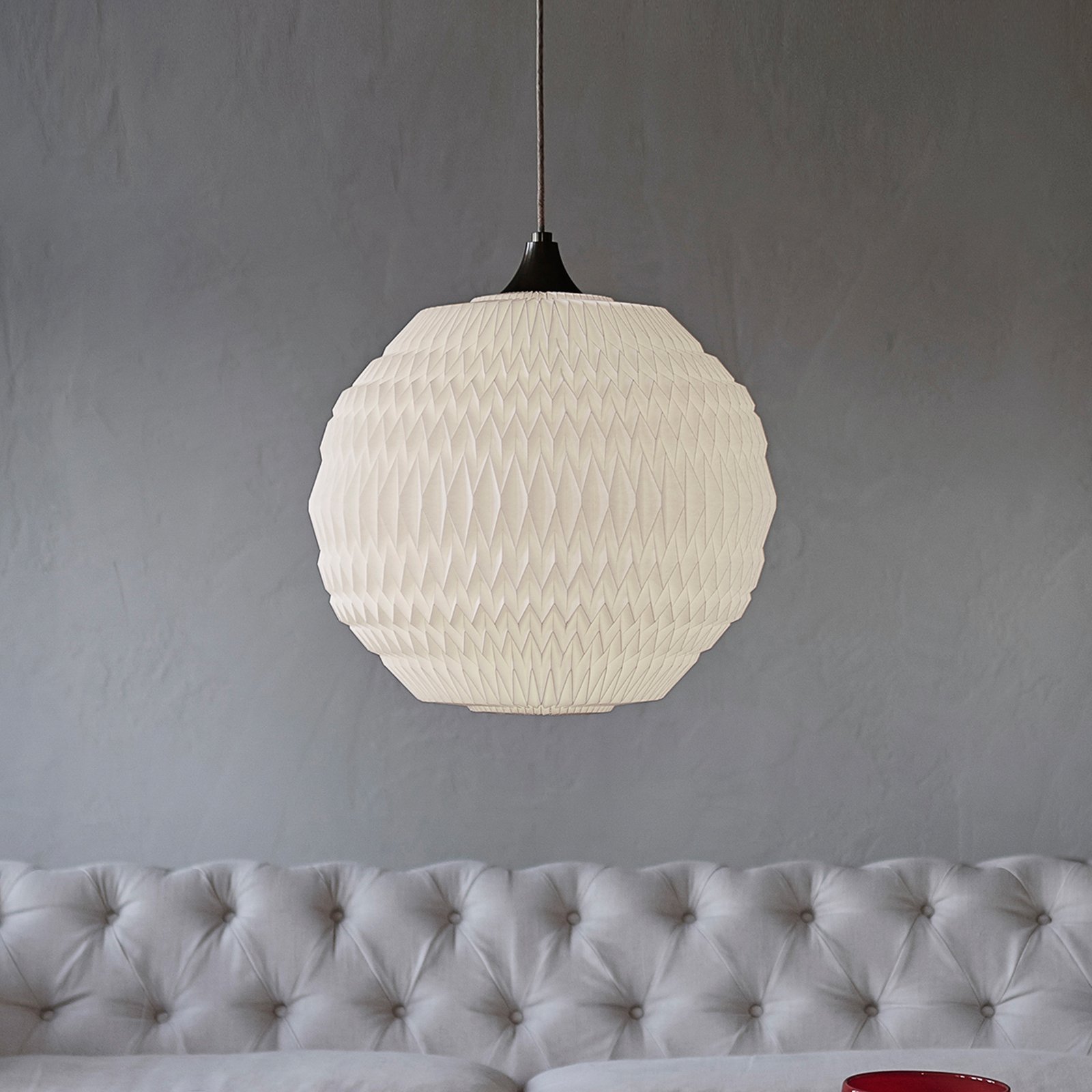 LE KLINT Hängeleuchte Caleo 3, Ø 50 cm, weiß, Papier
