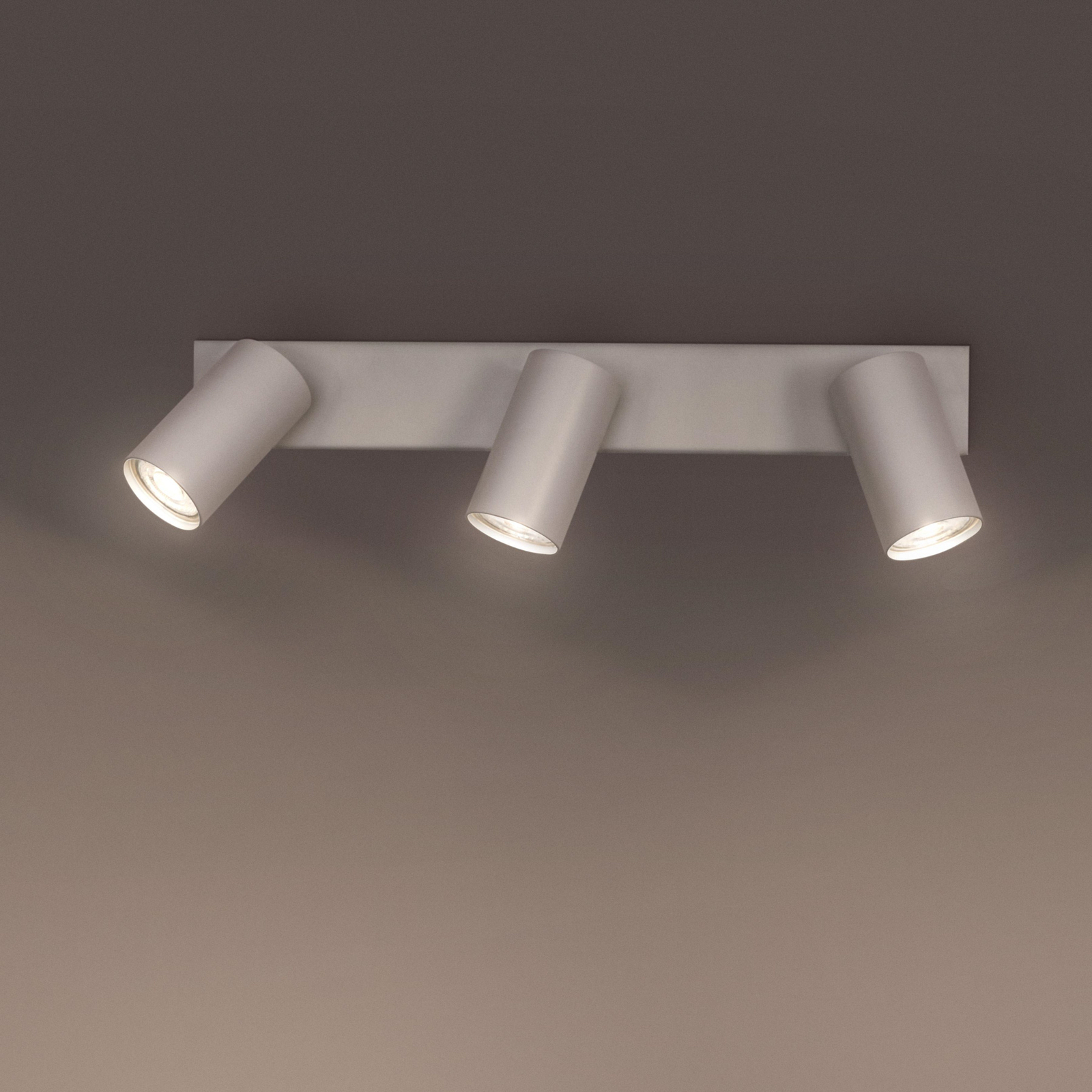 LEDVANCE Spot LED Octagon, intensité variable, à 3 lampes, blanc