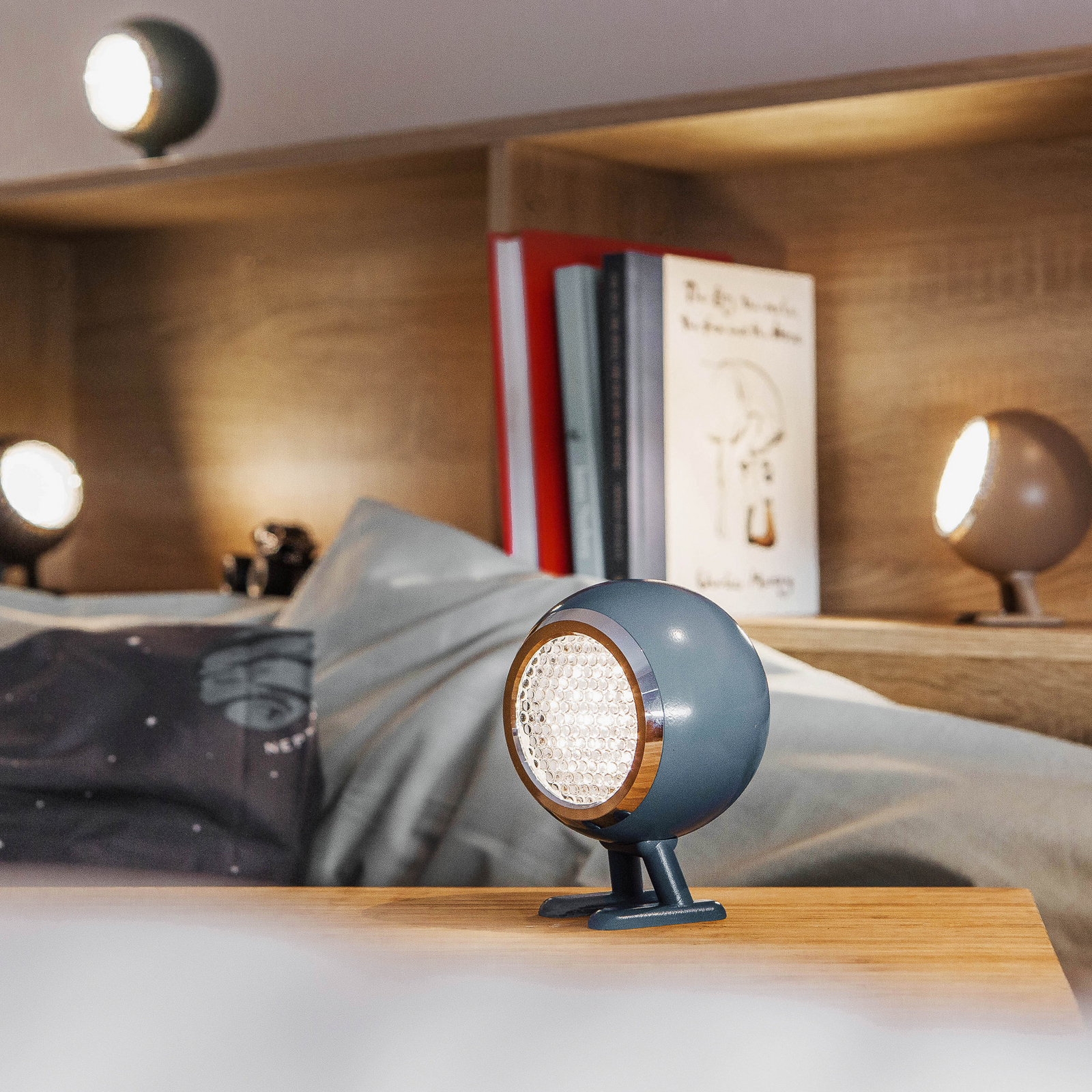 Norbitt 3.0 LED rechargeable desk lamp, blue, CCT - MR. WATTSON