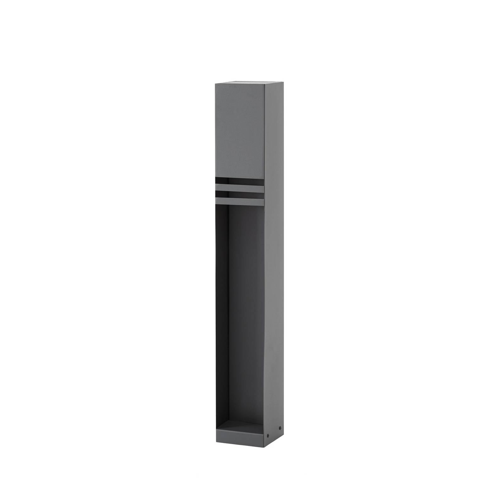 Lucande LED-Wegeleuchte Oxido, anthrazit, Höhe 80 cm, IP44