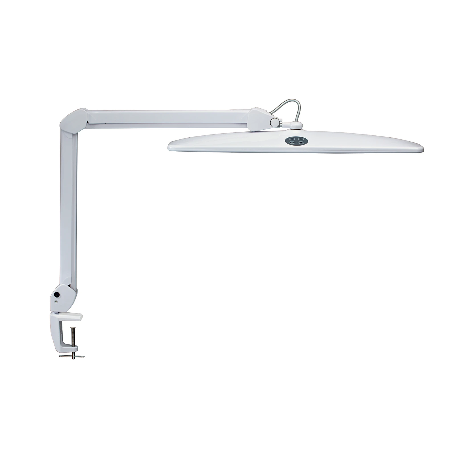 LED svietidlo MAULwork, biele, výška 50 cm, stmievateľné