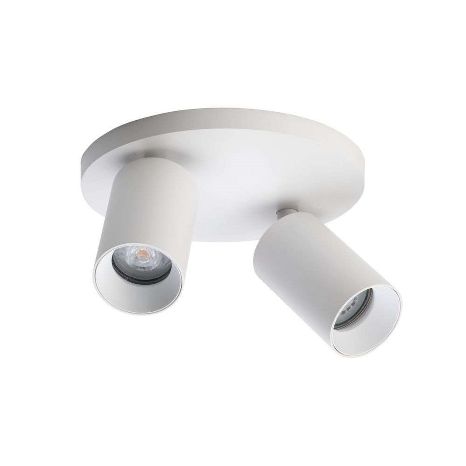 SpotOn Circle2 Loft/Væglampe Hvid ANTIDARK - Stue - Aluminium billede