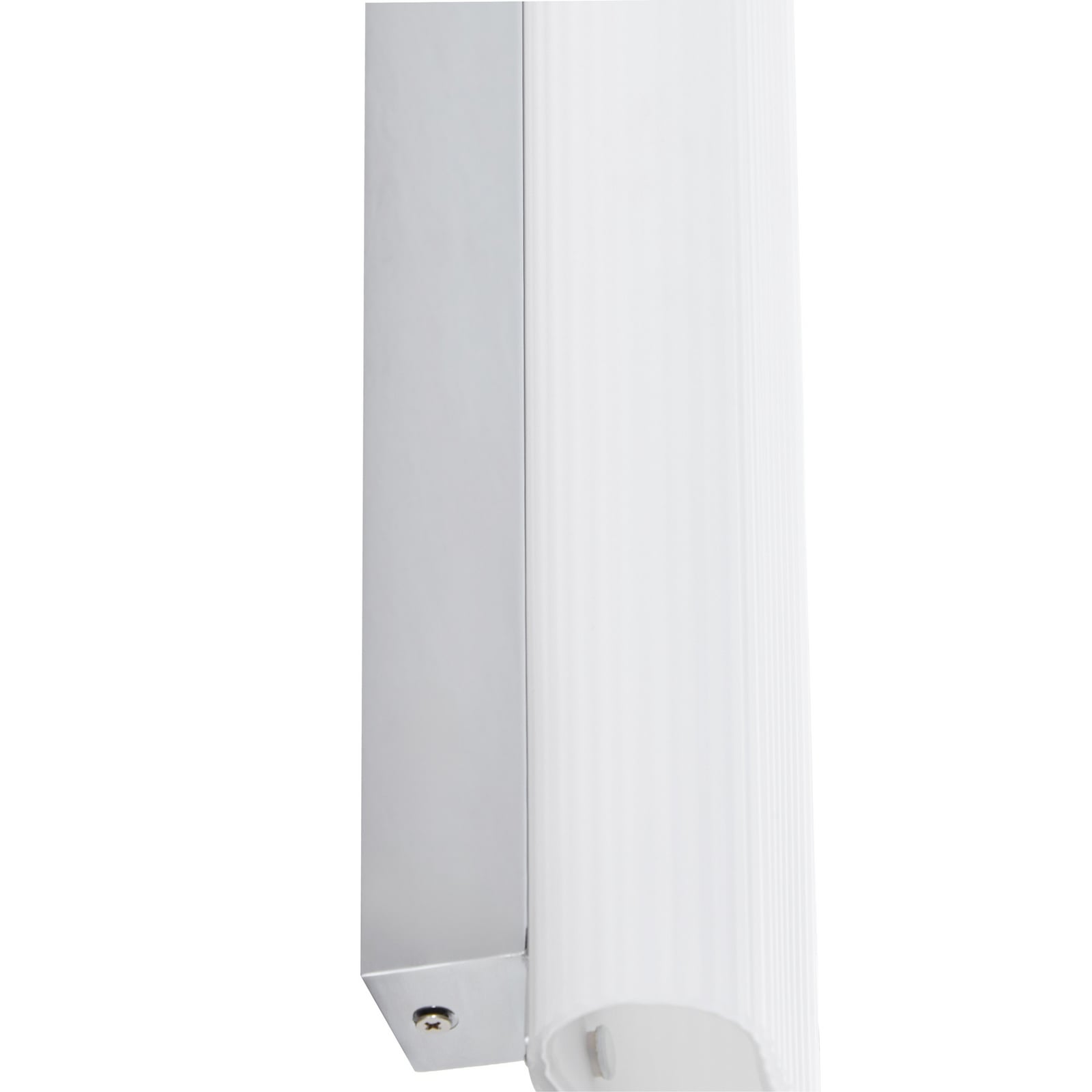 Victoire kylpyhuoneen LED-seinälamppu, 70 cm, valkoinen/kromi, CCT, lasi –