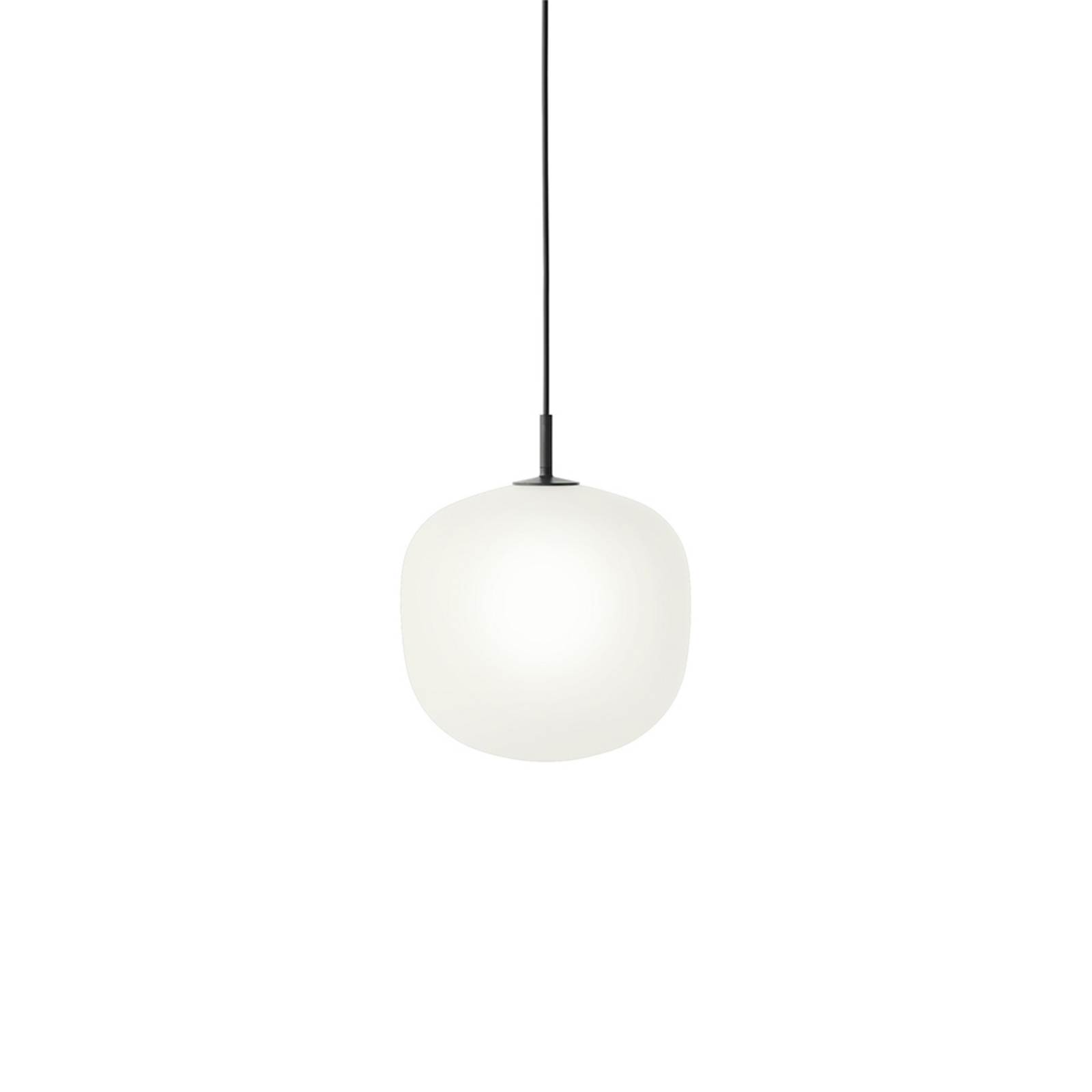 Rime Závěsná Lampa Ø25 White/Black - Muuto