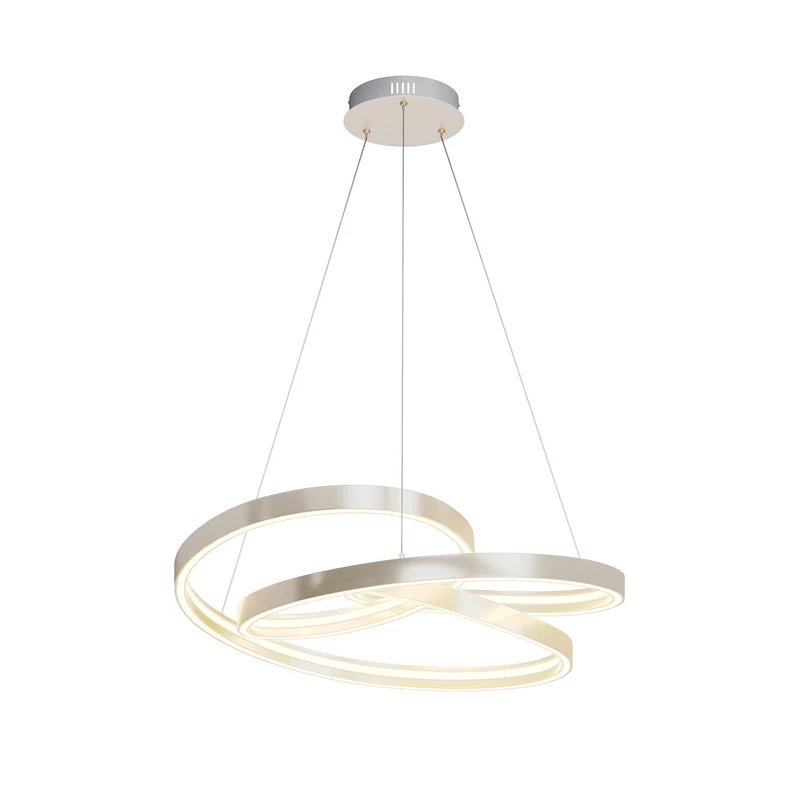 Lucande – Gunbritt LED Pendelleuchte Ø80 Alu