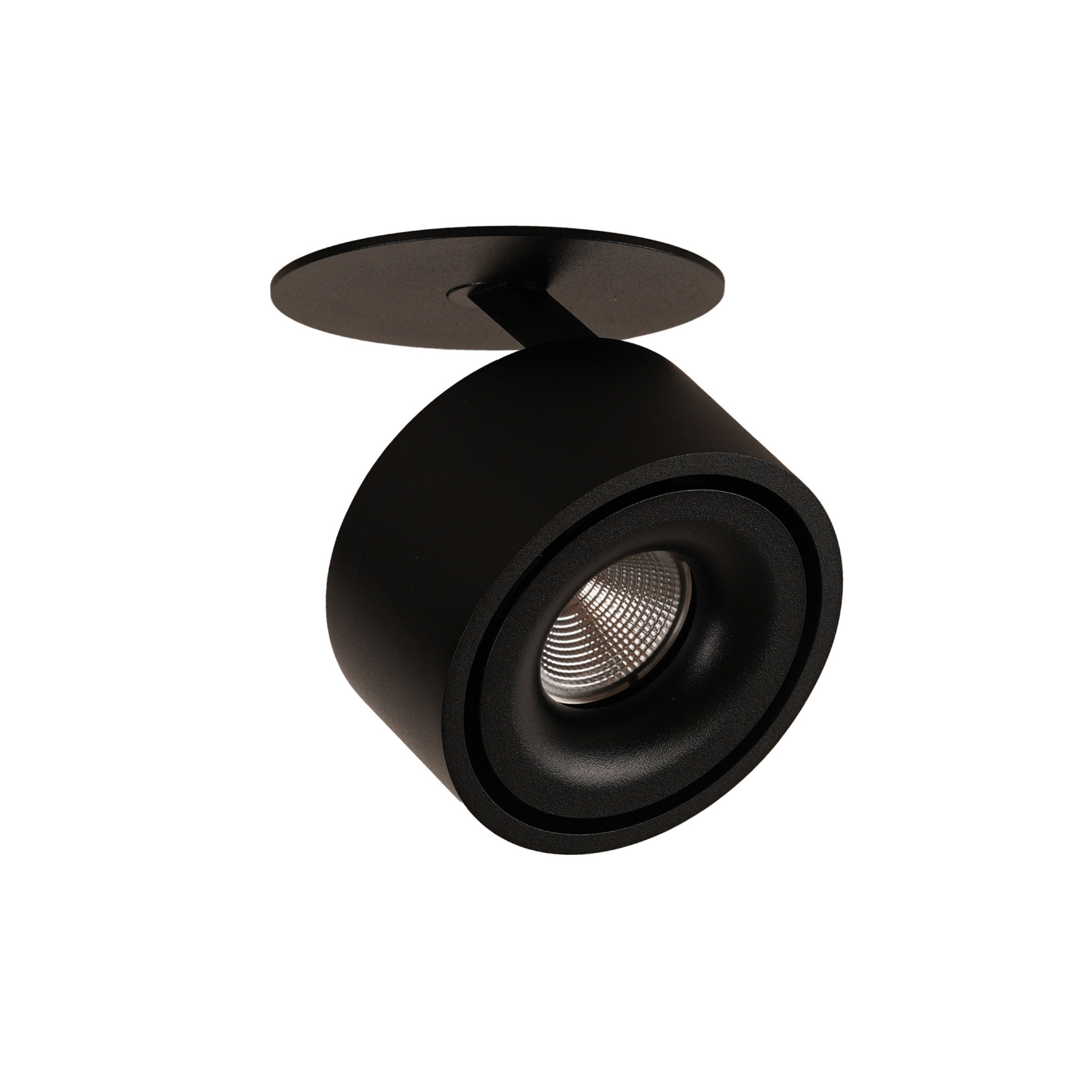 Lampe encastrable LED Braccio noire, métal, Ø 10,2 cm - Antidark