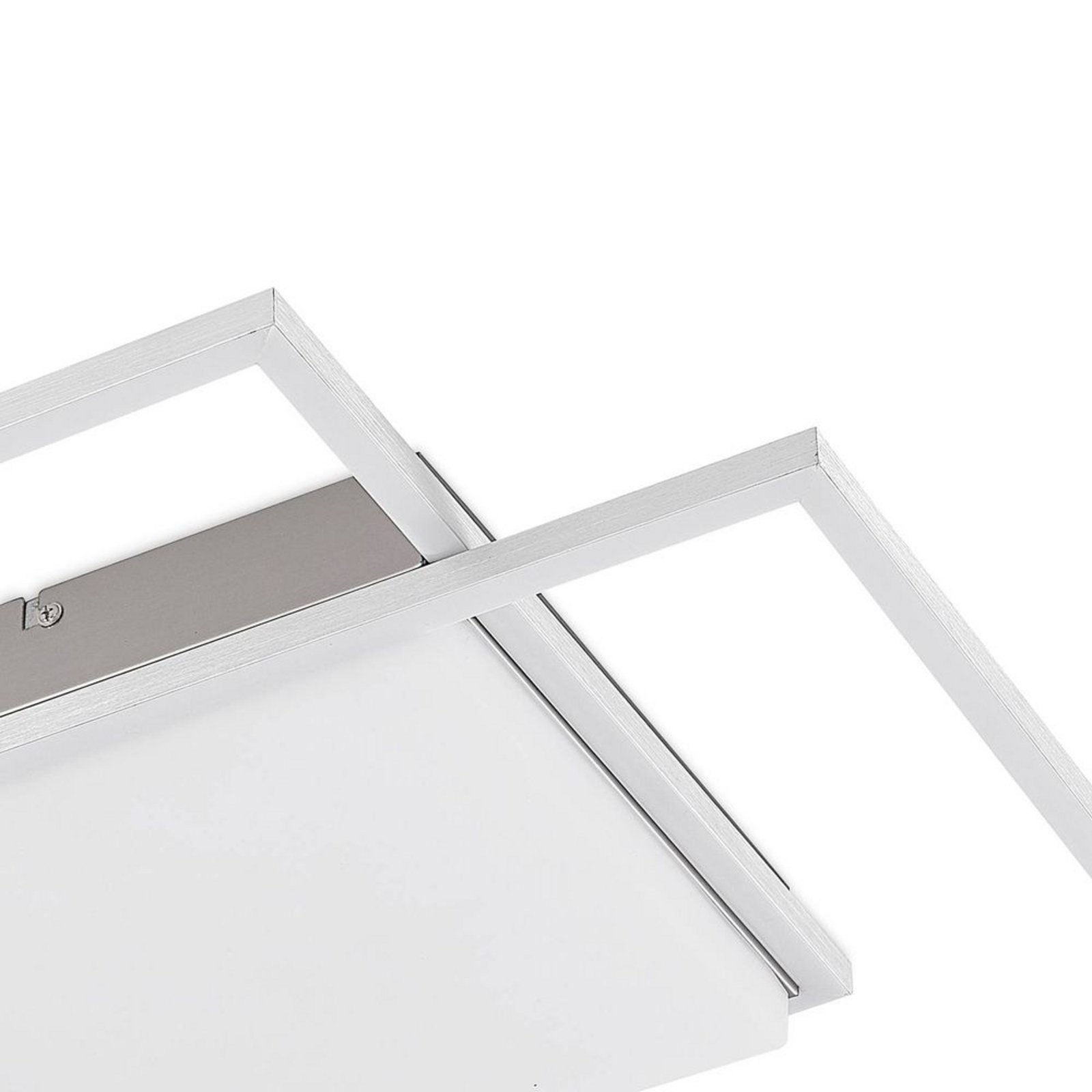 Zayd LED Lámpara de Techo Nickel - Lindby