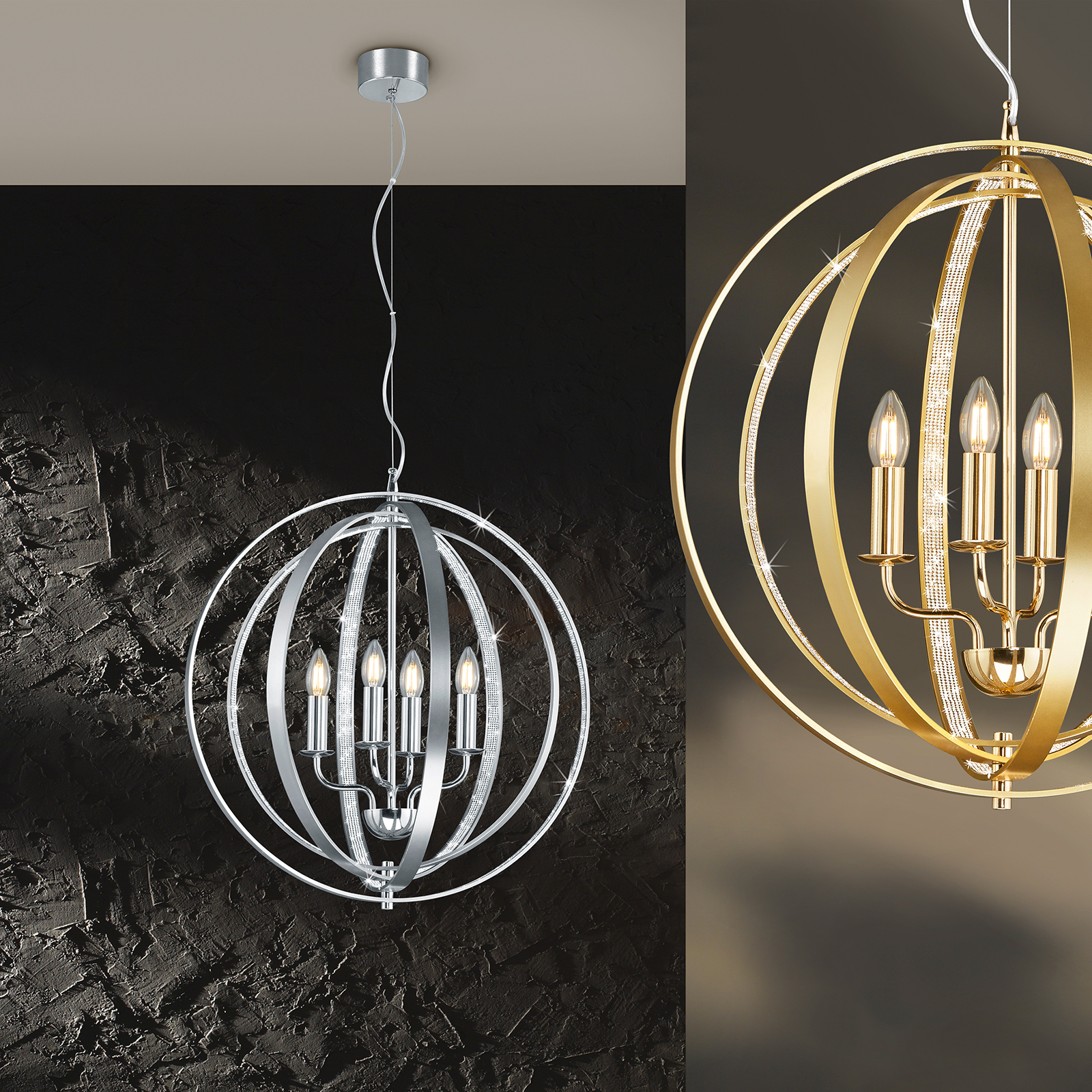 Candela pendant light in brass | Lights.co.uk