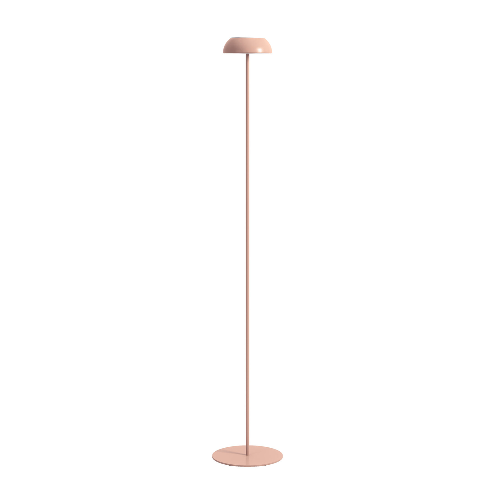 Axolight Float LED designer floor lamp, mauve