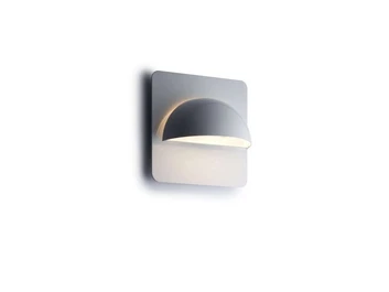 Rørhat LED Utendørs Vegglampe w/Backplate Hvit - LIGHT-POINT