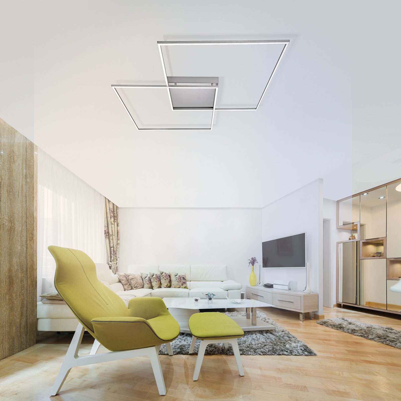 Paul Neuhaus Q-INIGO LED φωτιστικό οροφής, 68cm
