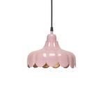 PR Home hanglamp Wells Small, roze/goud, Ø 24 cm, stekker