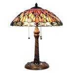 Burvīga Bella galda lampa Tiffany stilā