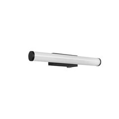 Aplique de pared LED Mattimo, ancho 40 cm, negro, interruptor