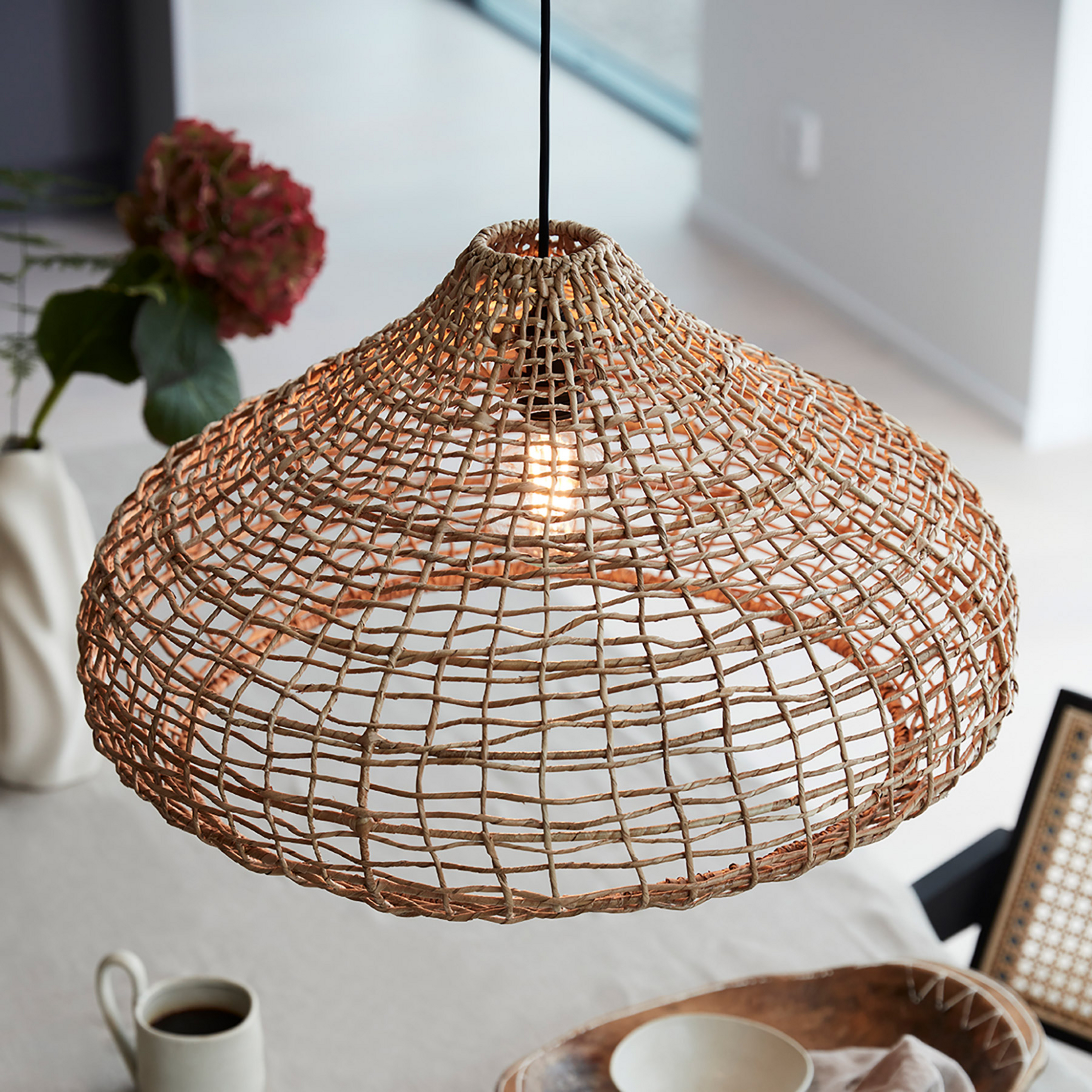 PR Home Mira rippvalgustid, Lampakanay varjostus Ø58cm