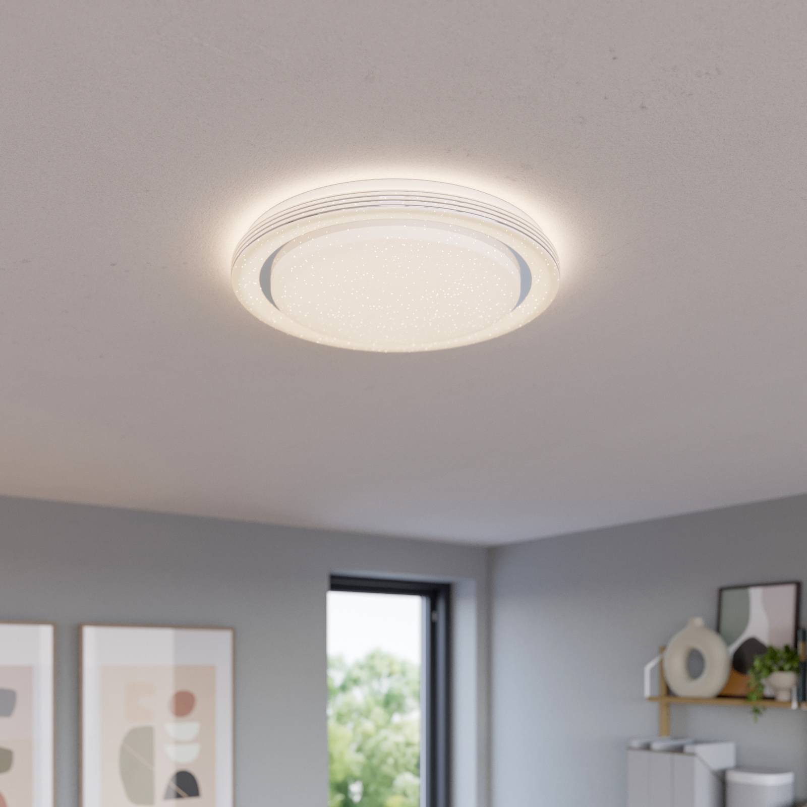 Lindby - Mizuni Loftlampe Smart Home Ø48 White/Opal