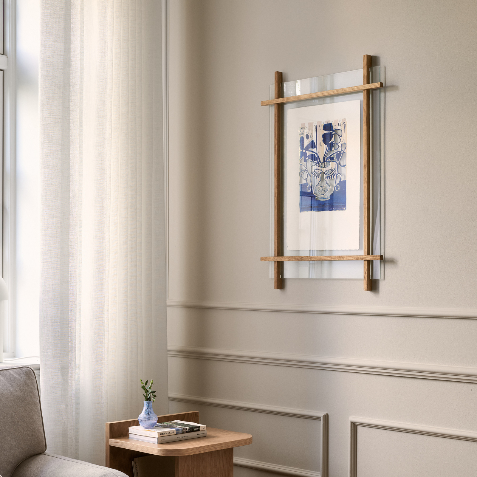 Daiku picture frame, 42cm x 30cm, oak/glass - GEJST