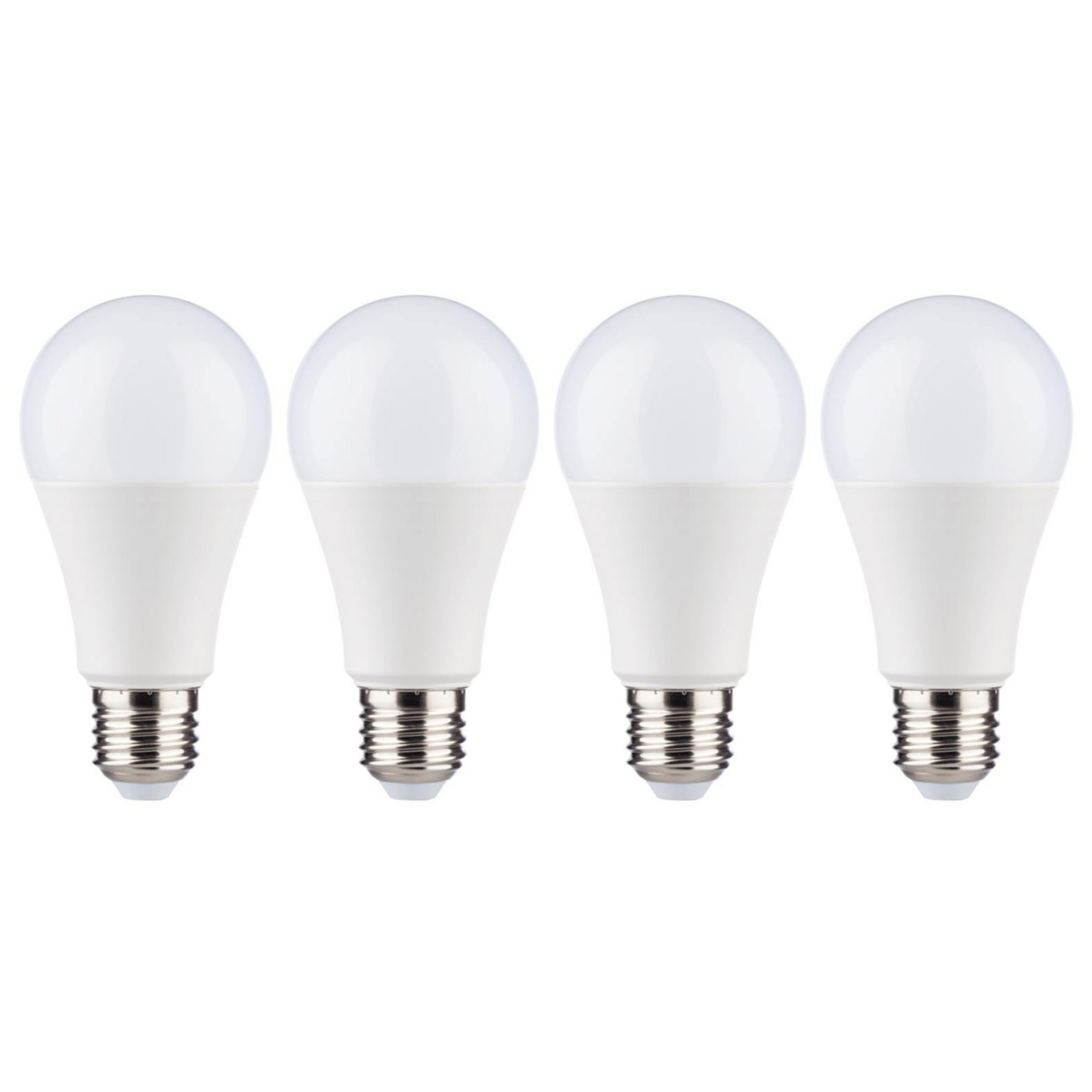 Ampoule LED E27 12 W 2 700 K opale en lot de 4