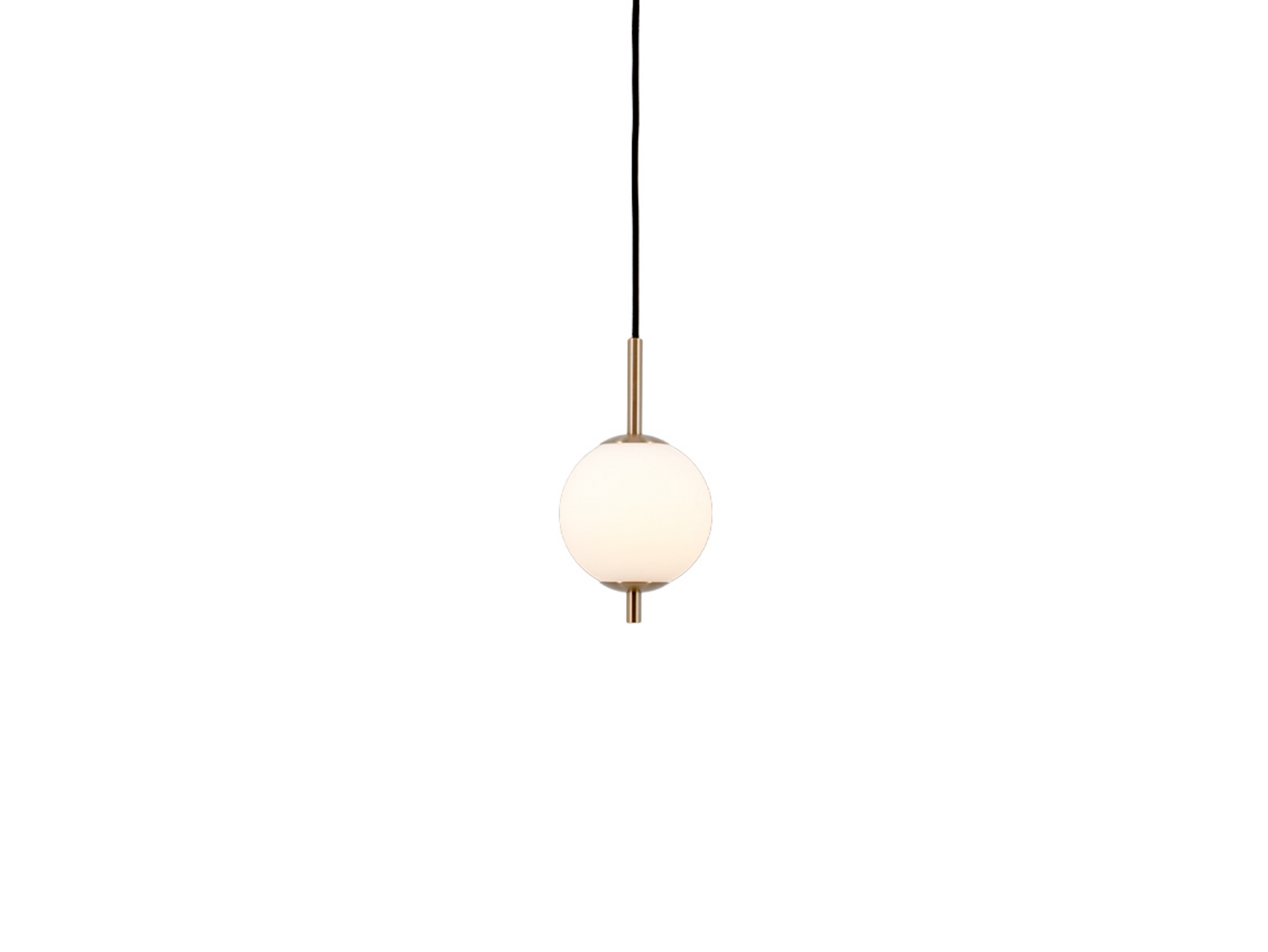 Audrey 1 Taklampa Plated Brass/White Opal - UMAGE