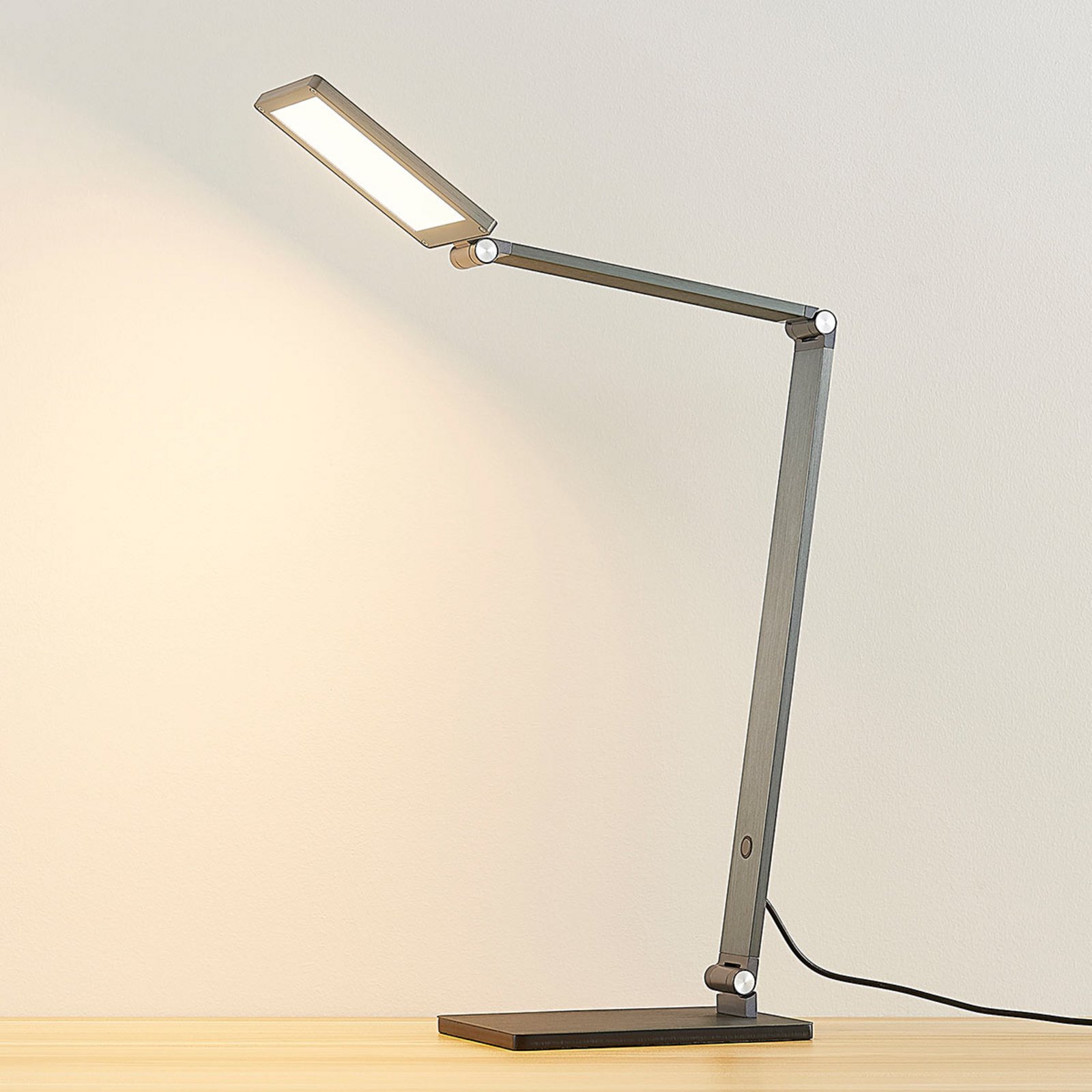 Mion LED Table Lamp Dim. Blue Grey - Lucande