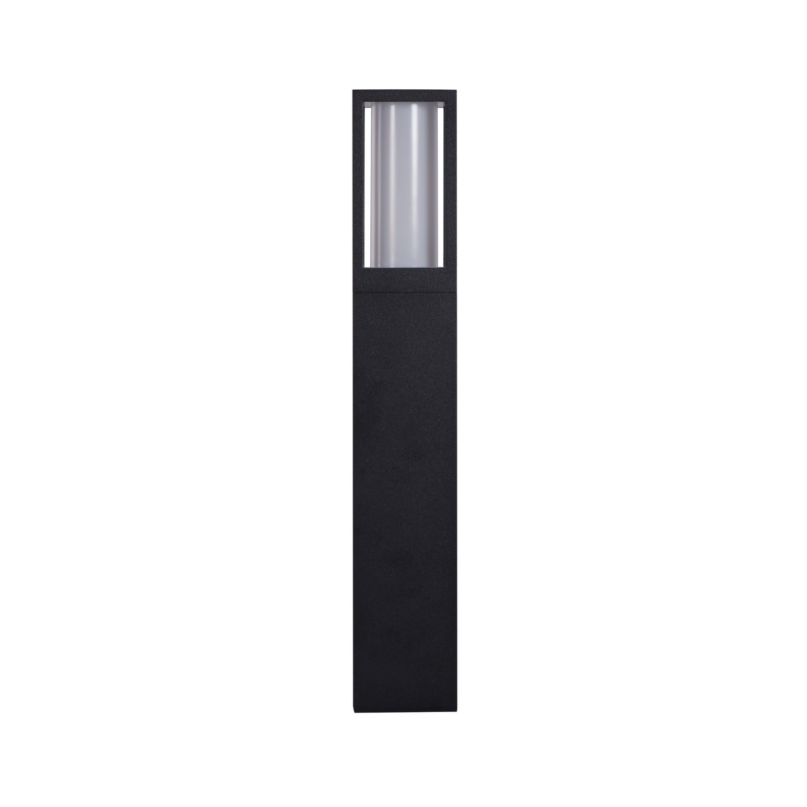 Avenue pillar light, black, height 45 cm, metal