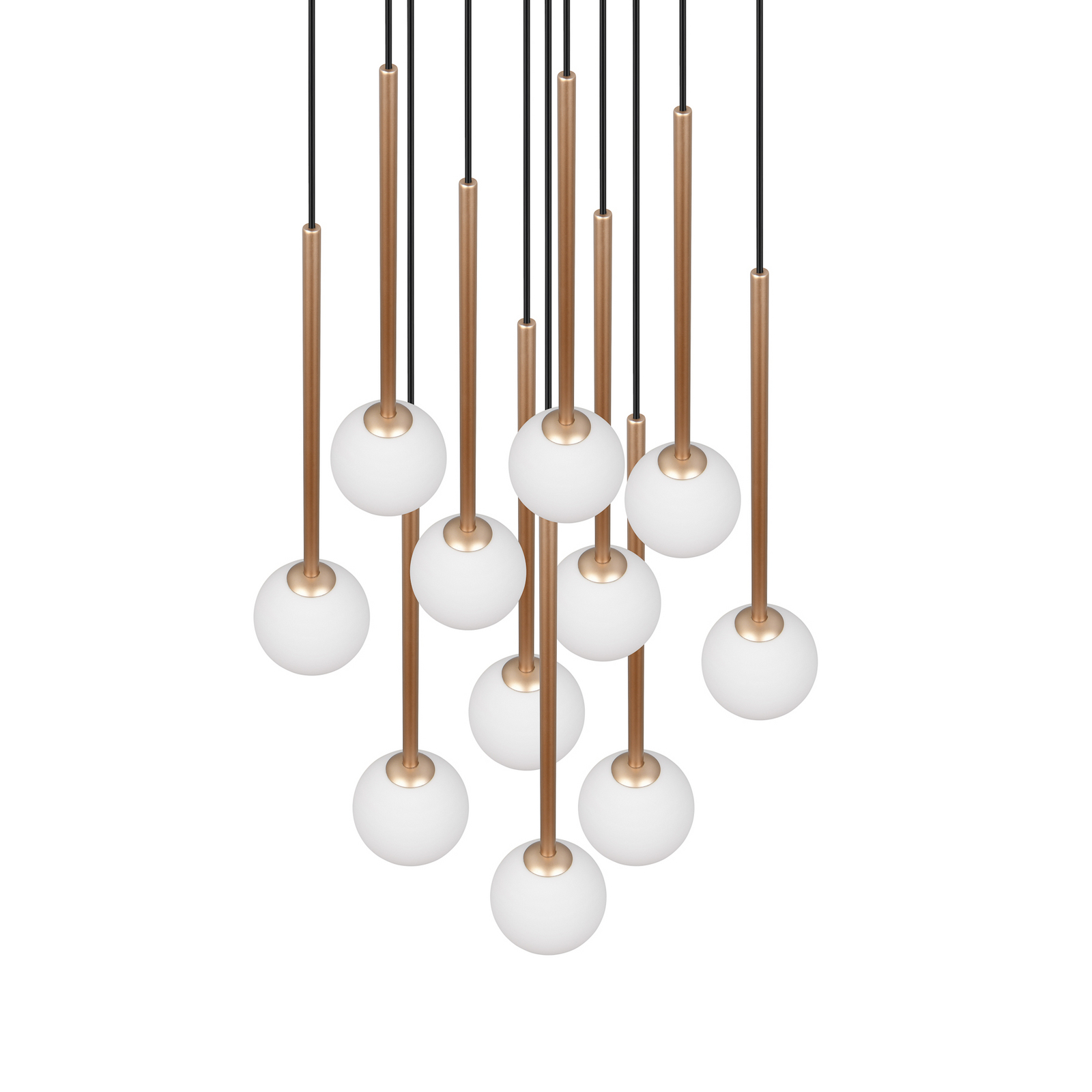 Piekaramā lampa „Firano“, zelta krāsā, Ø 66 cm, metāls, 11 spuldzes. Piekaramā lampa „Firano“, zelta krāsā, Ø 66 cm, metāls, 11 spuldzes.