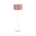 Gulvlampe Golden Duo lyserosa/gull