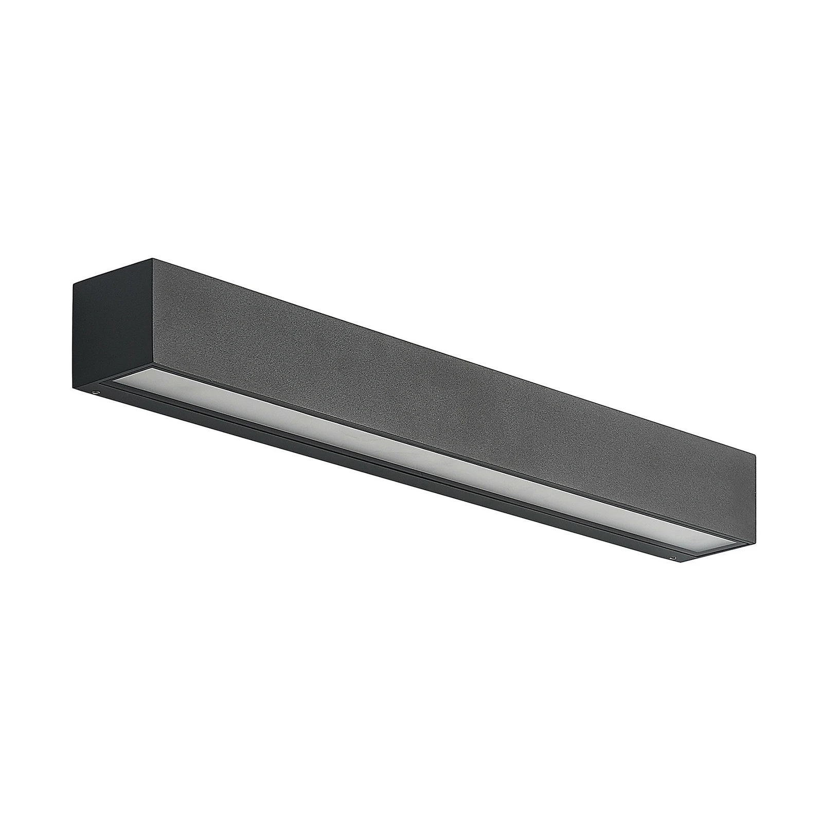 Arcchio LED-Wandleuchte Lengo, 50cm, 2-flg., anthrazit, CCT