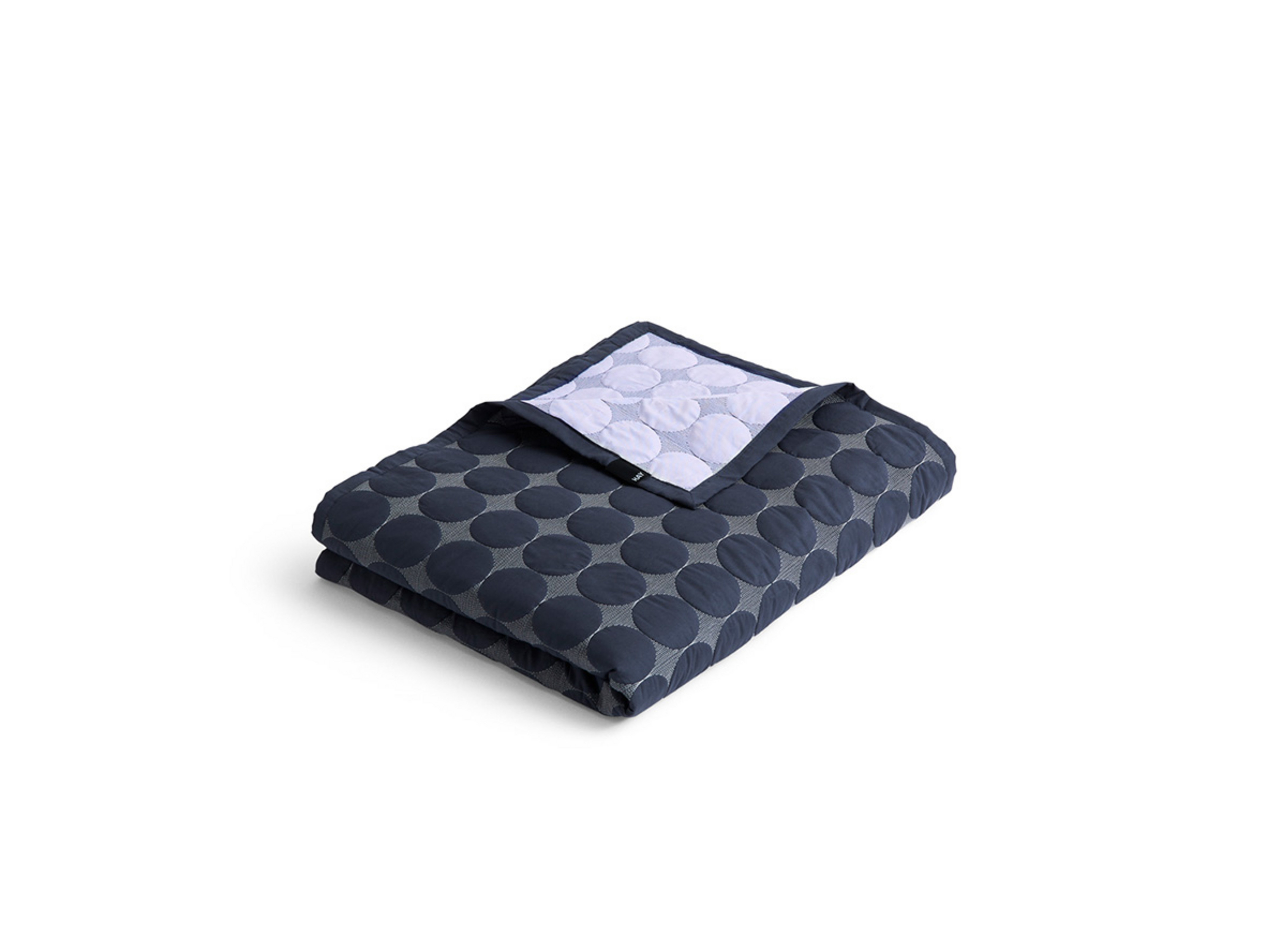 Mega Dot (Organic) Copriletto 195x245 Midnight Blue - Hay