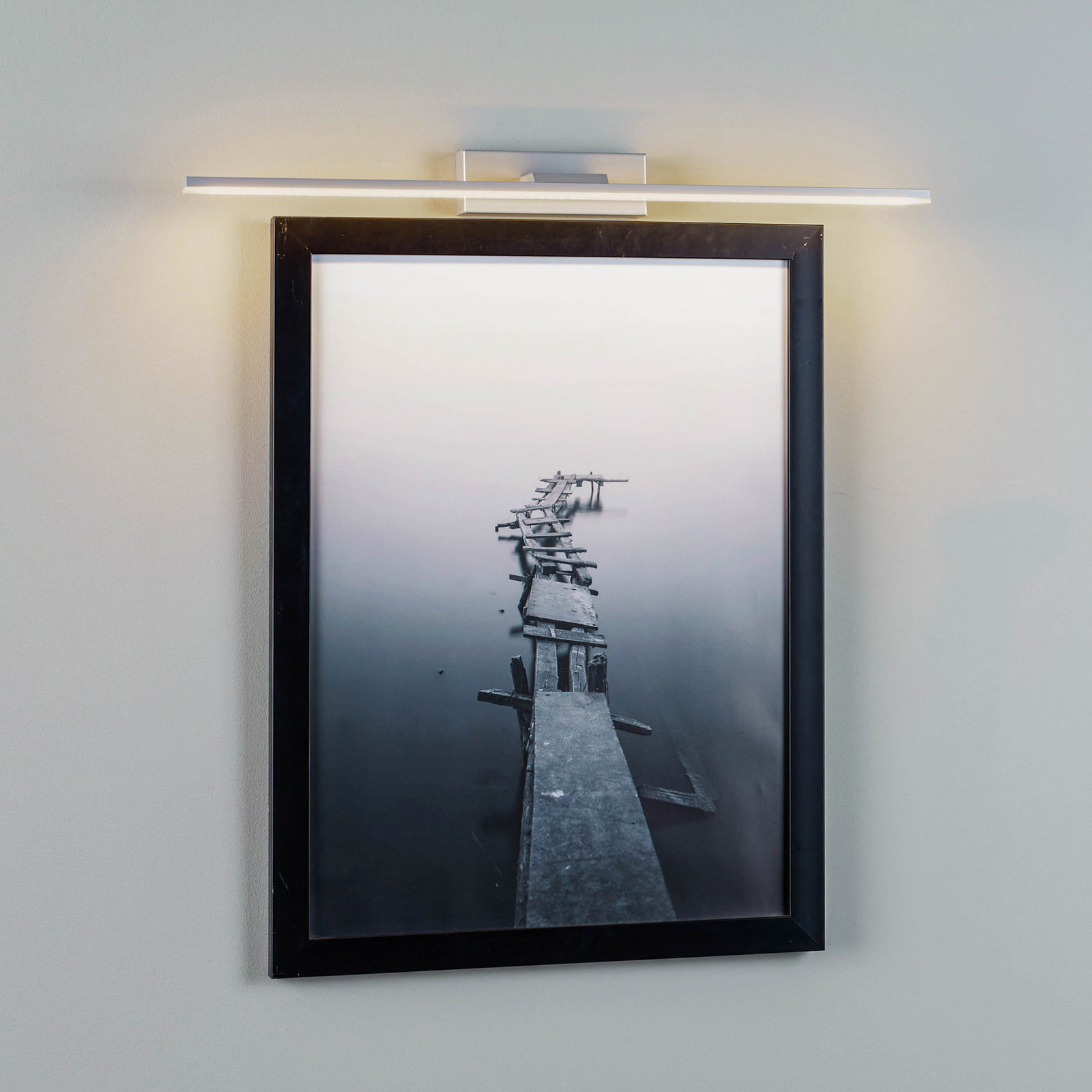 Miroir LED wall light 60 cm aluminium 3,000 K